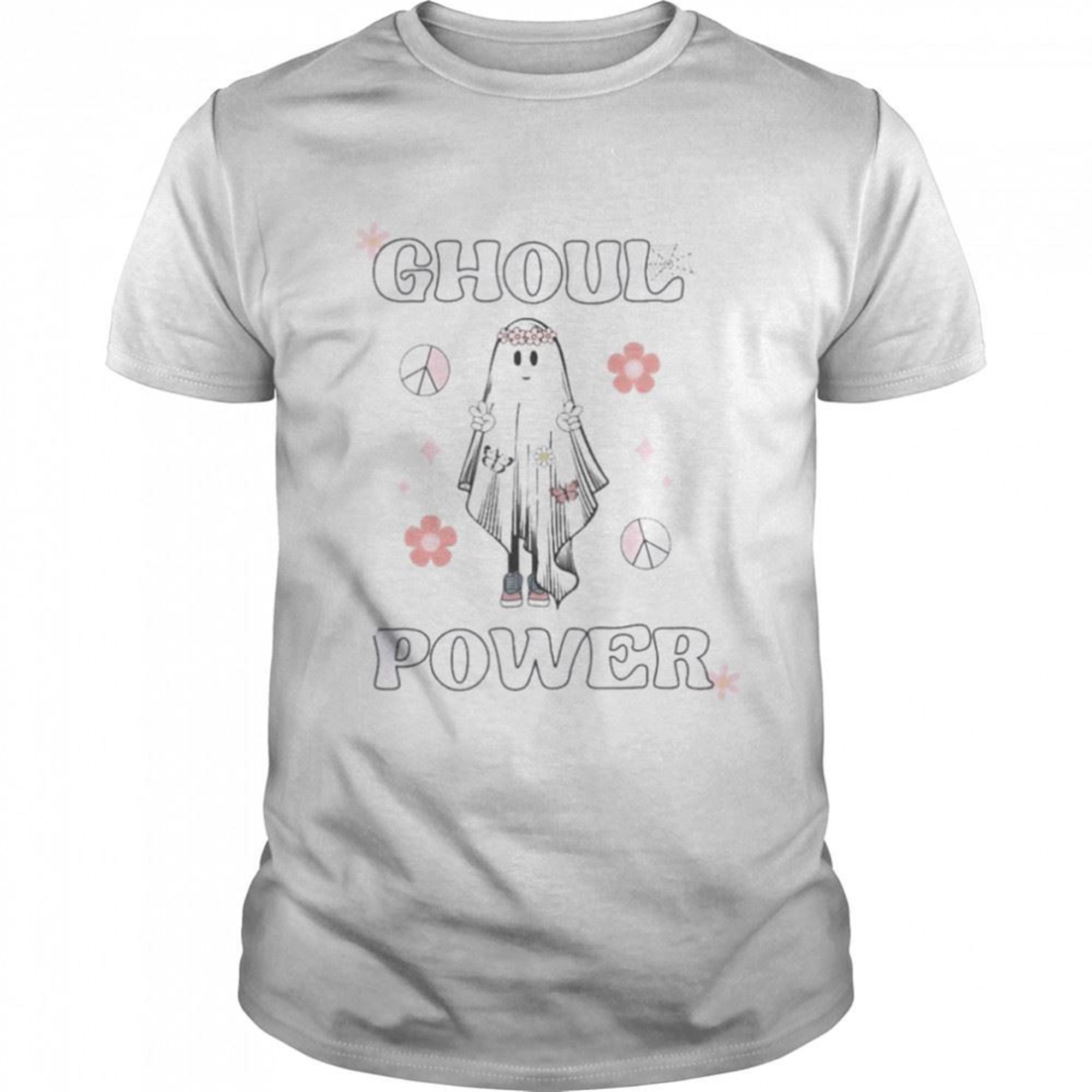 Flower Ghost Halloween T-shirt