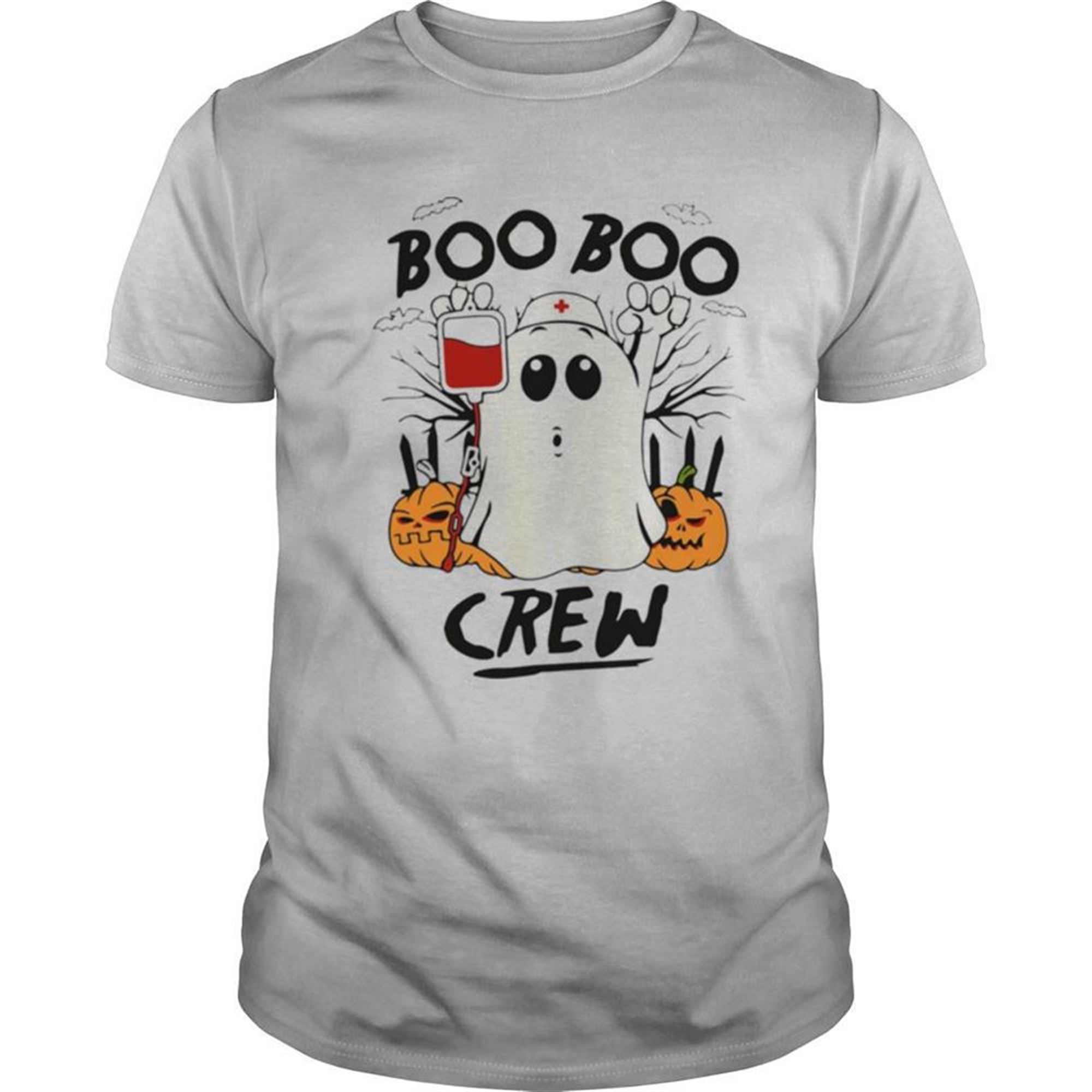 Ghost Pumpkins Nurse Boo Boo Crew Halloween Shirt