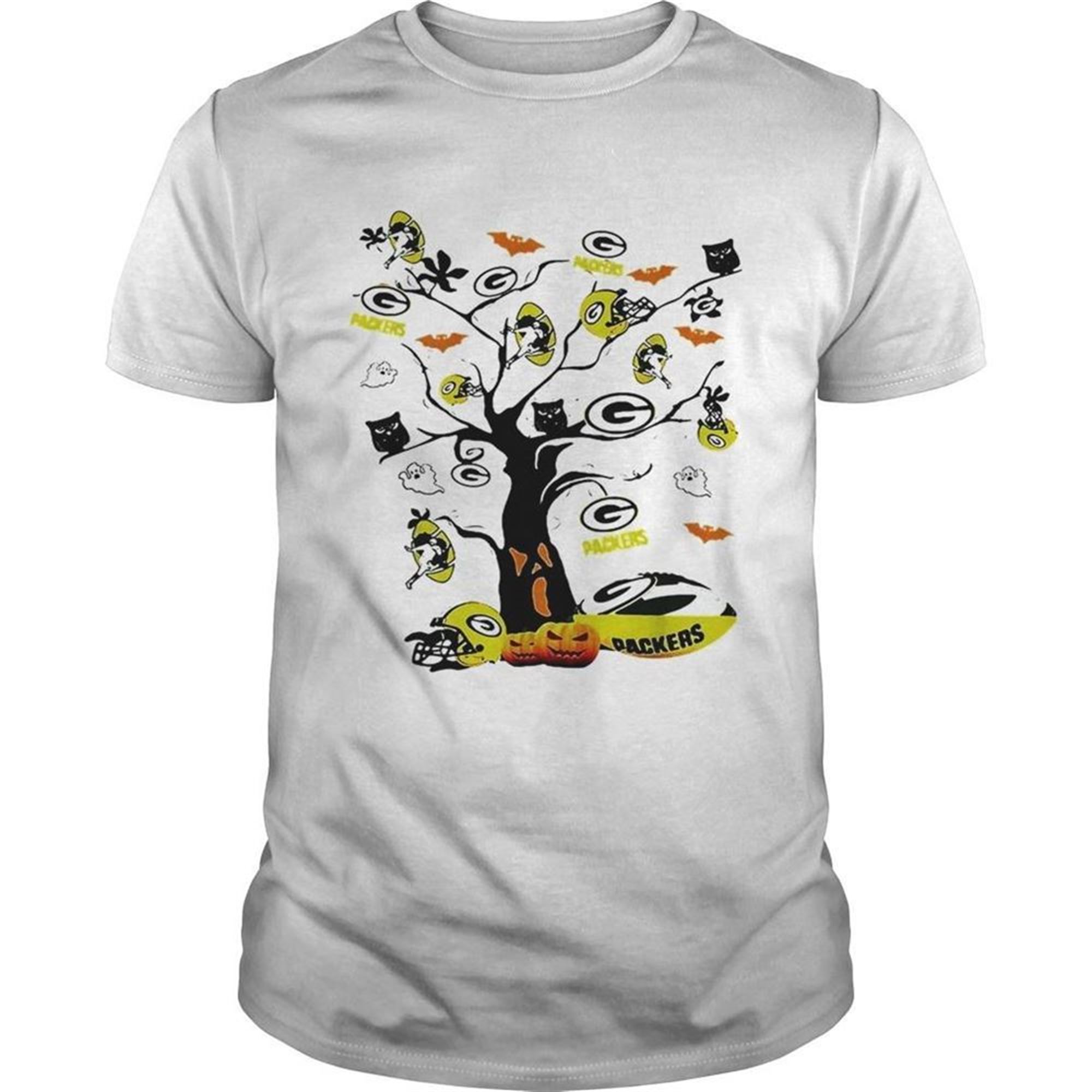 Green Bay Packers Tree Halloween Shirt