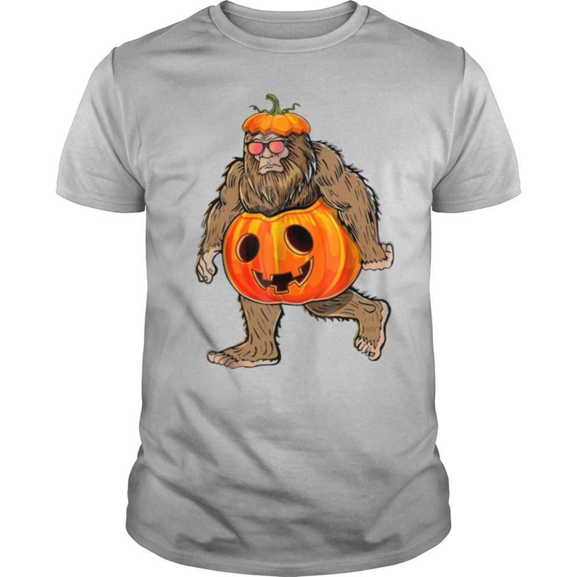 Halloween Bigfoot Pumpkin Shirt