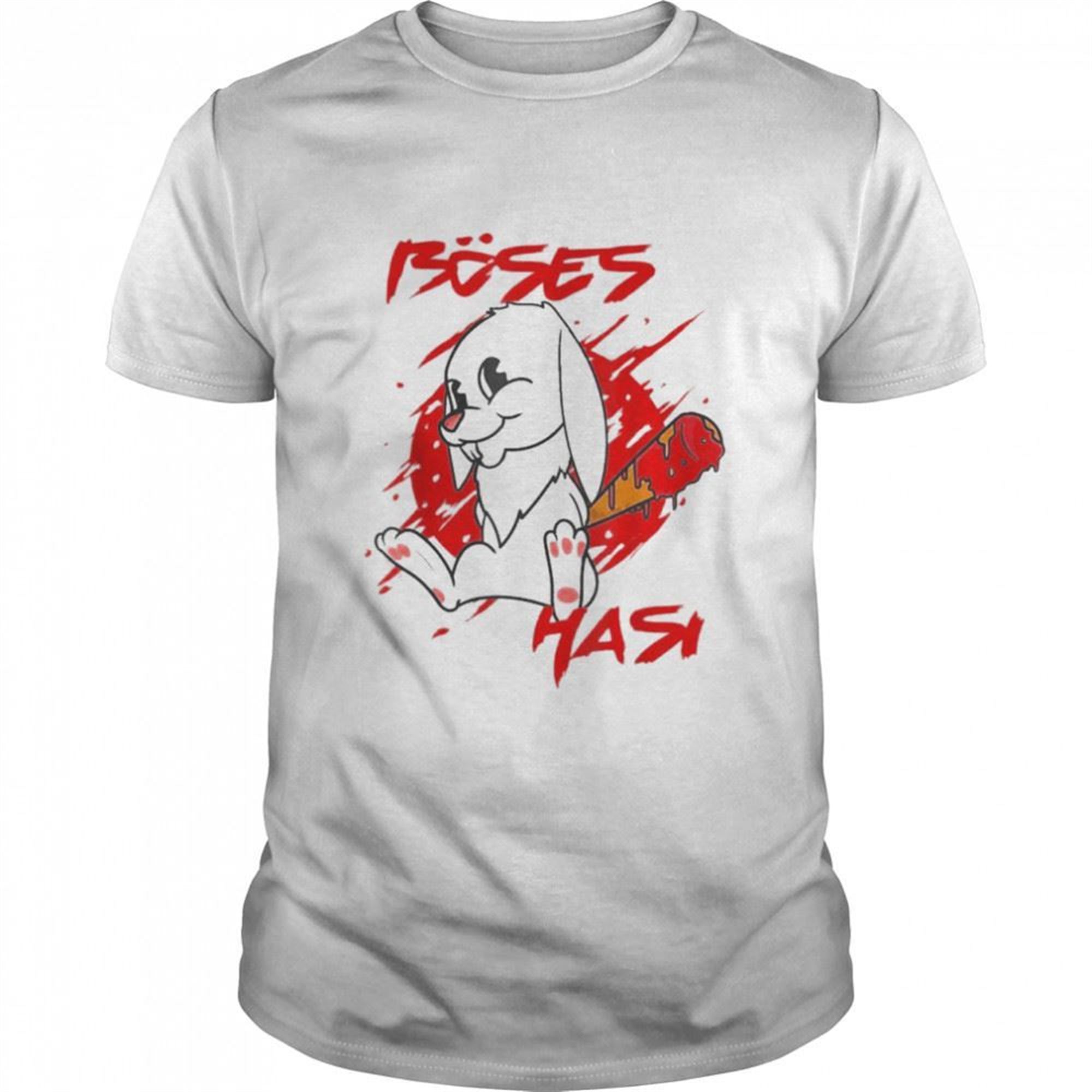 Halloween Bunny Evil Rabbit Horror Rabbit Evil Hasi Shirt