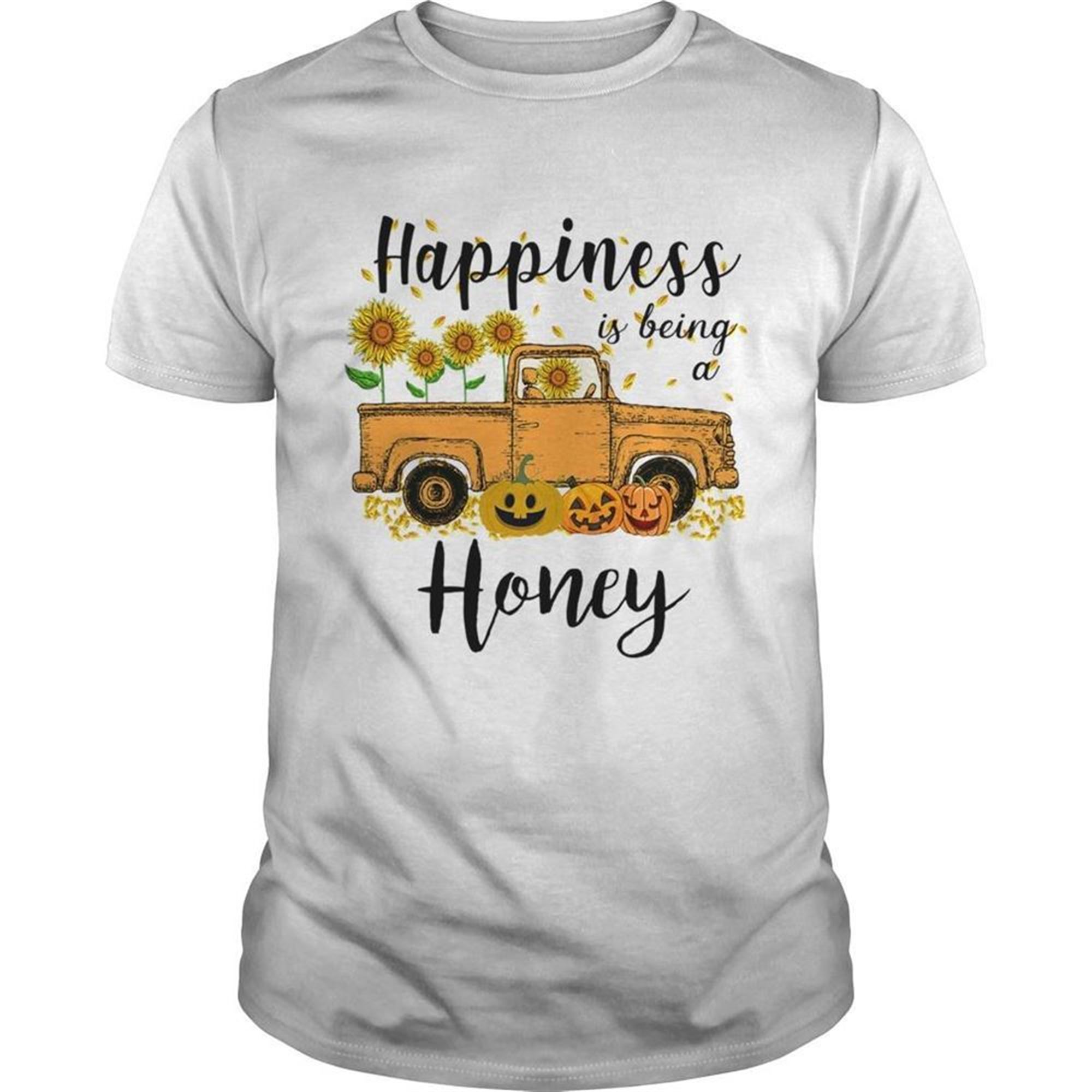 Halloween Car Pumpkin Happiness Is Being A Honey Tshirt
