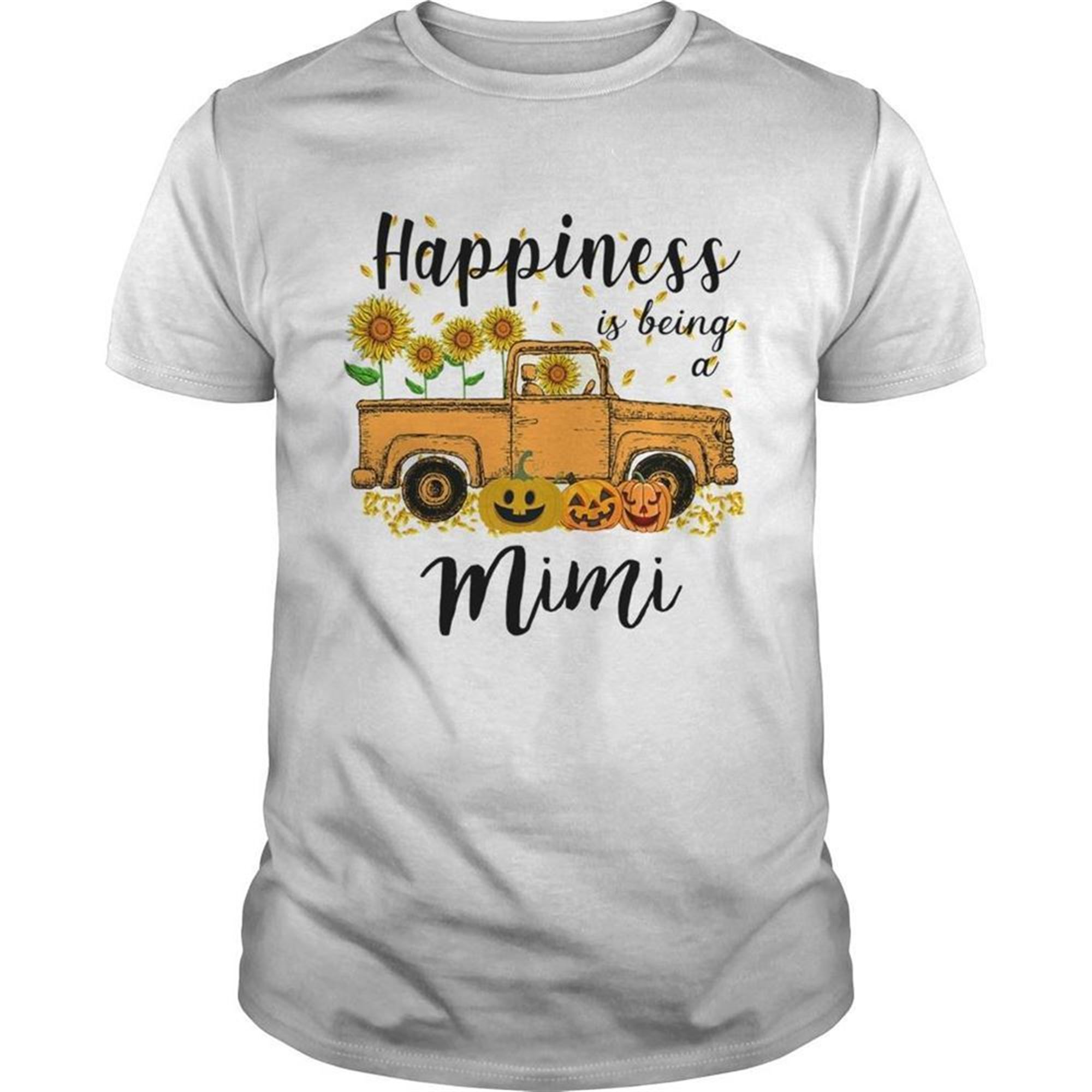 Halloween Car Pumpkin Happiness Is Being A Mimi Tshirt