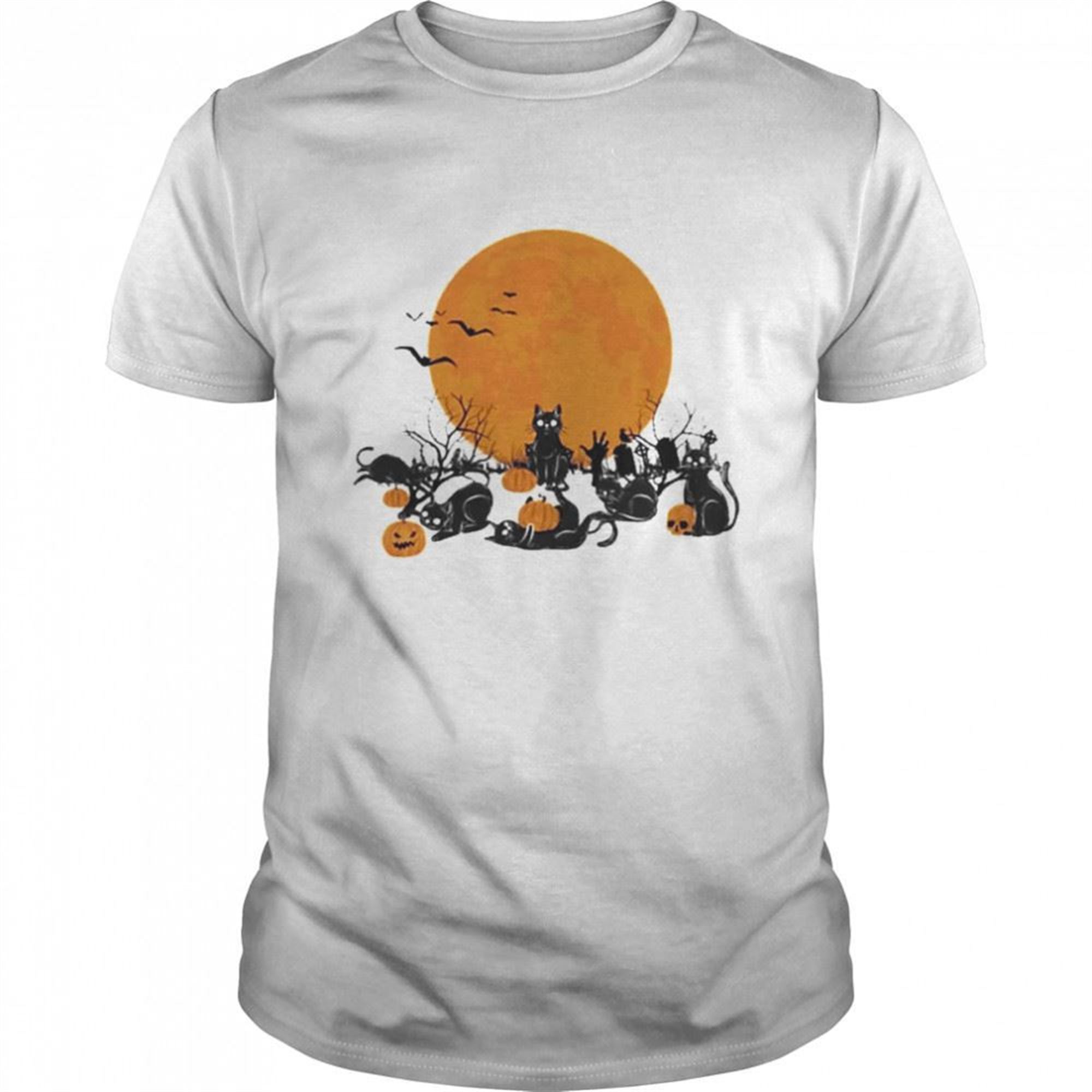 Halloween Cats Moon Shirt