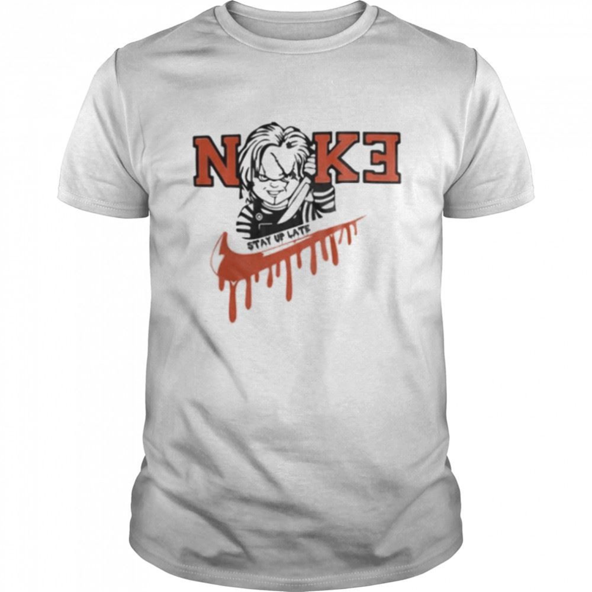 Halloween Chucky Stay Up Late T-shirt