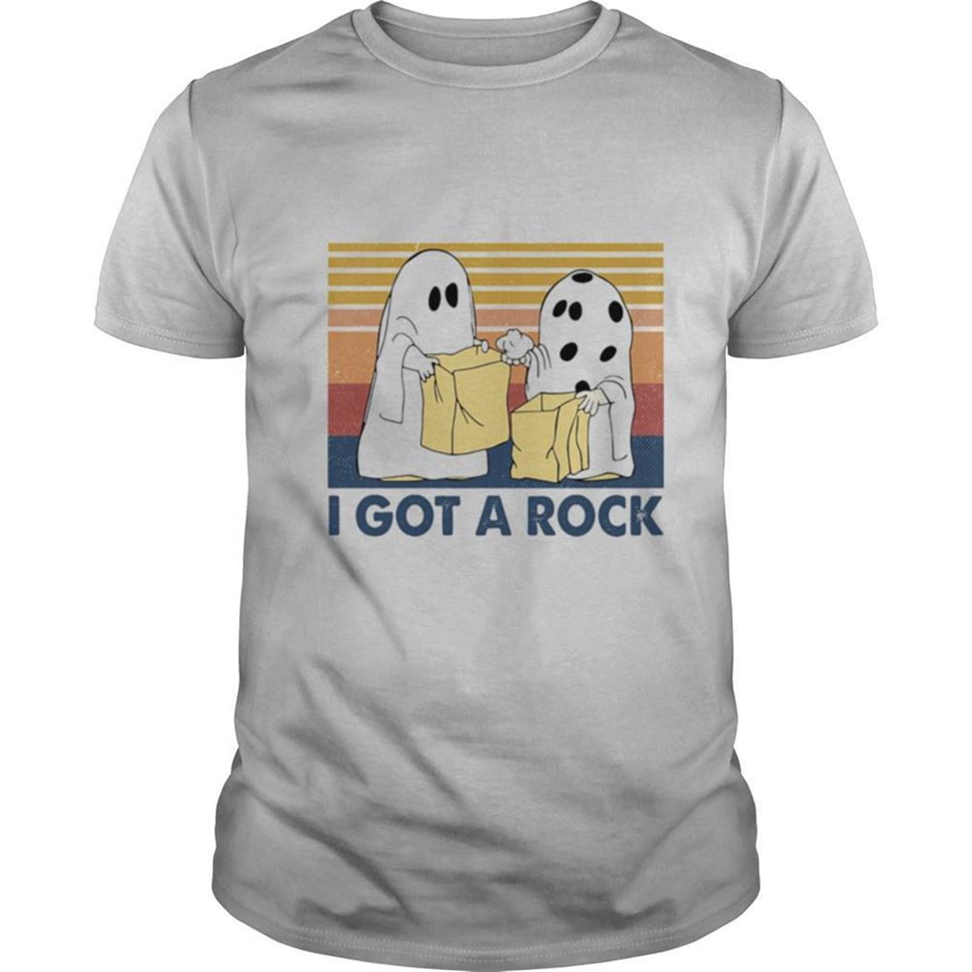 Halloween Ghost I Got A Rock Vintage Retro Shirt