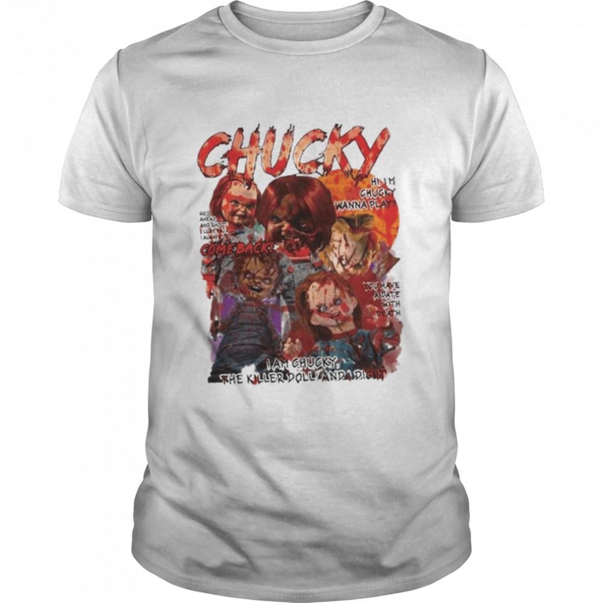Halloween Horror Movie Childs Play Chucky T-shirt