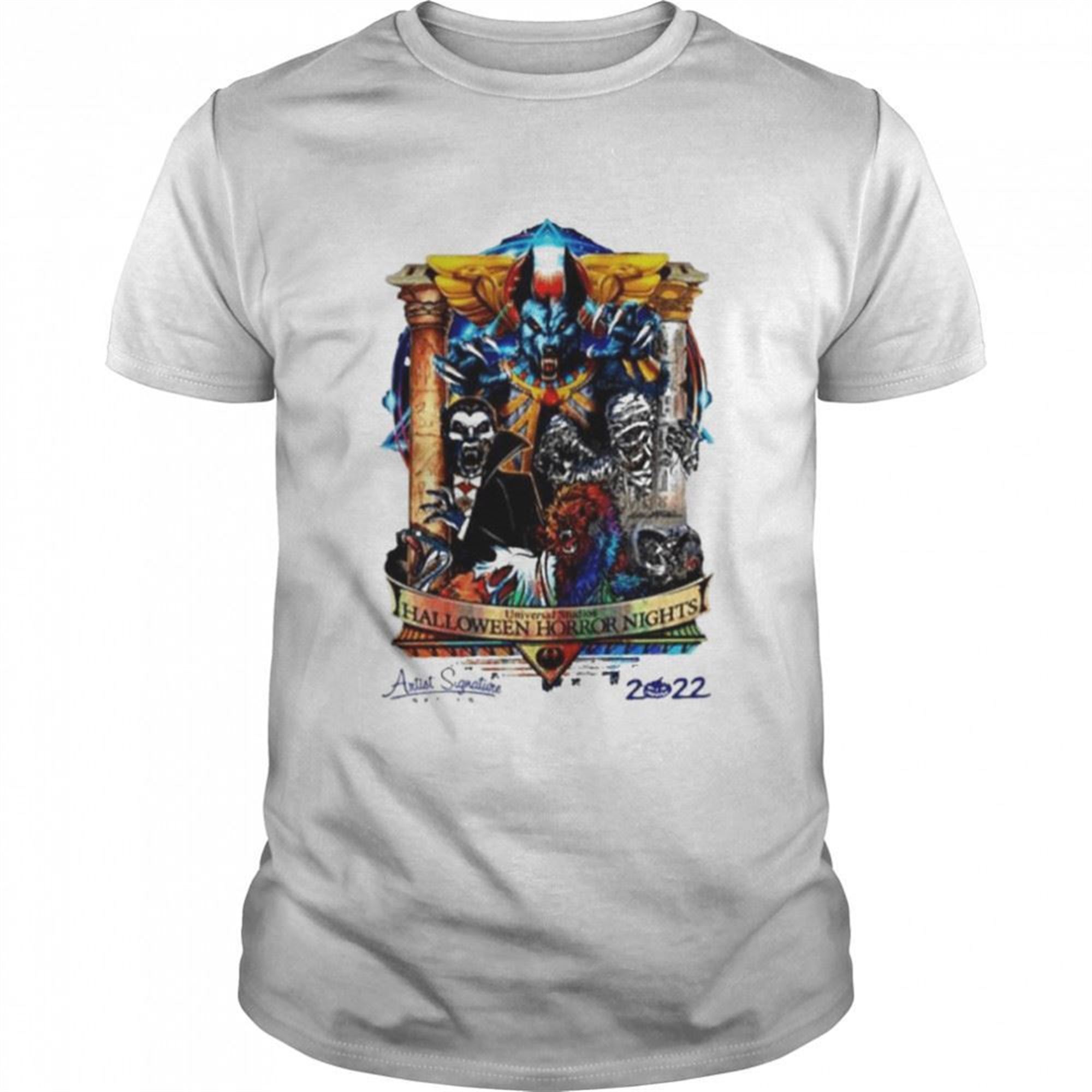 Halloween Horror Nights 2022 Artist Signature Series Shirt