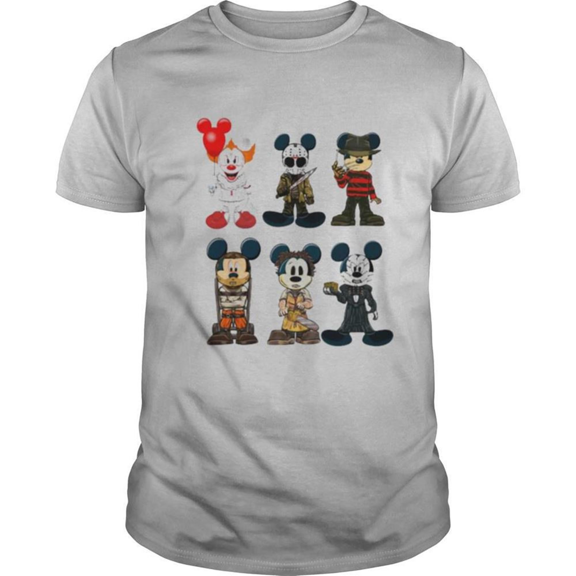 Halloween Mickey Mouse Horror Characters Shirt