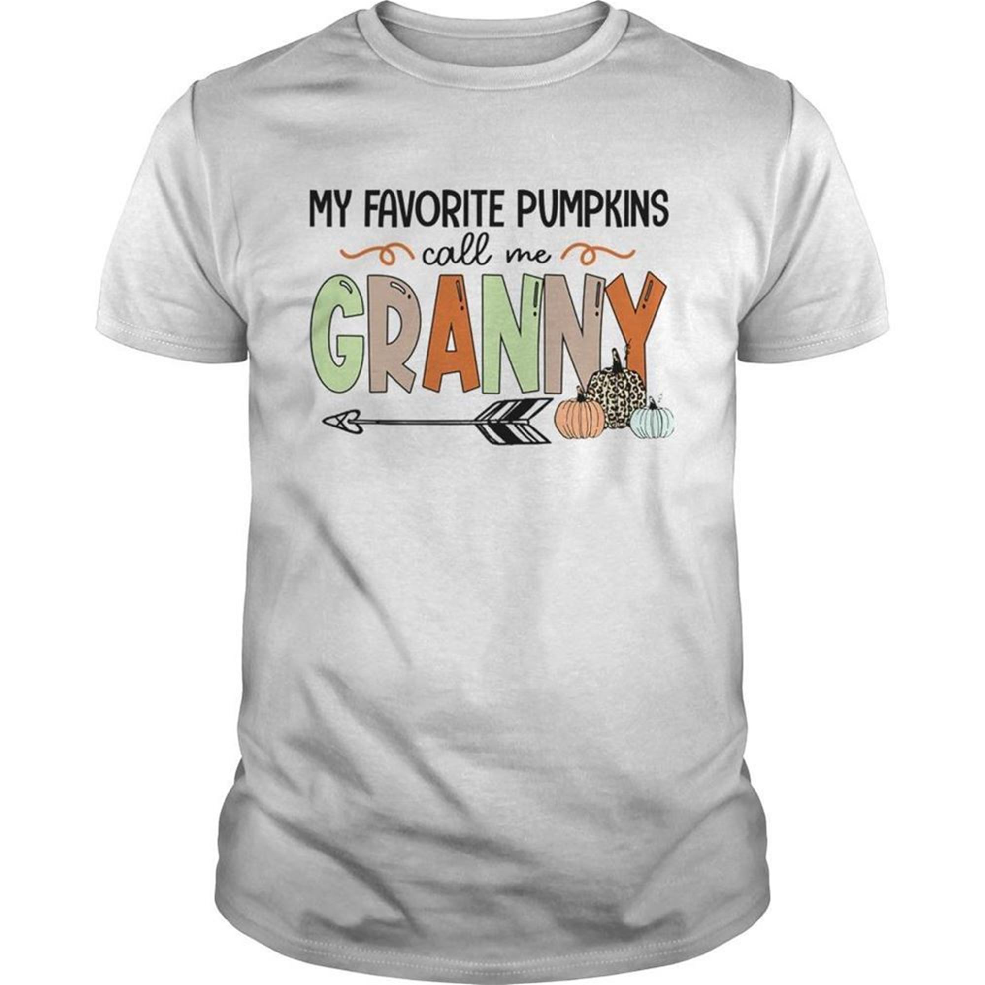 Halloween My Favorite Pumpkins Call Me Granny Tshirt