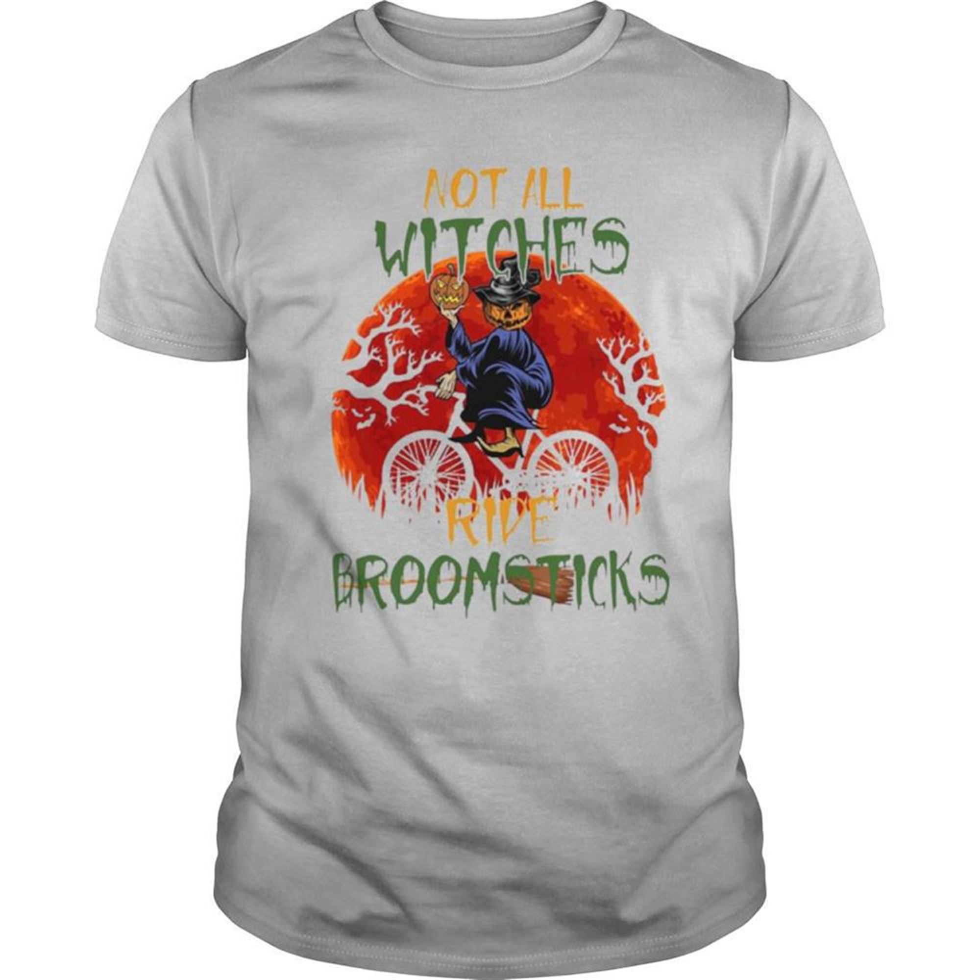 Halloween Not All Witches Ride Broomsticks Vintage Shirt