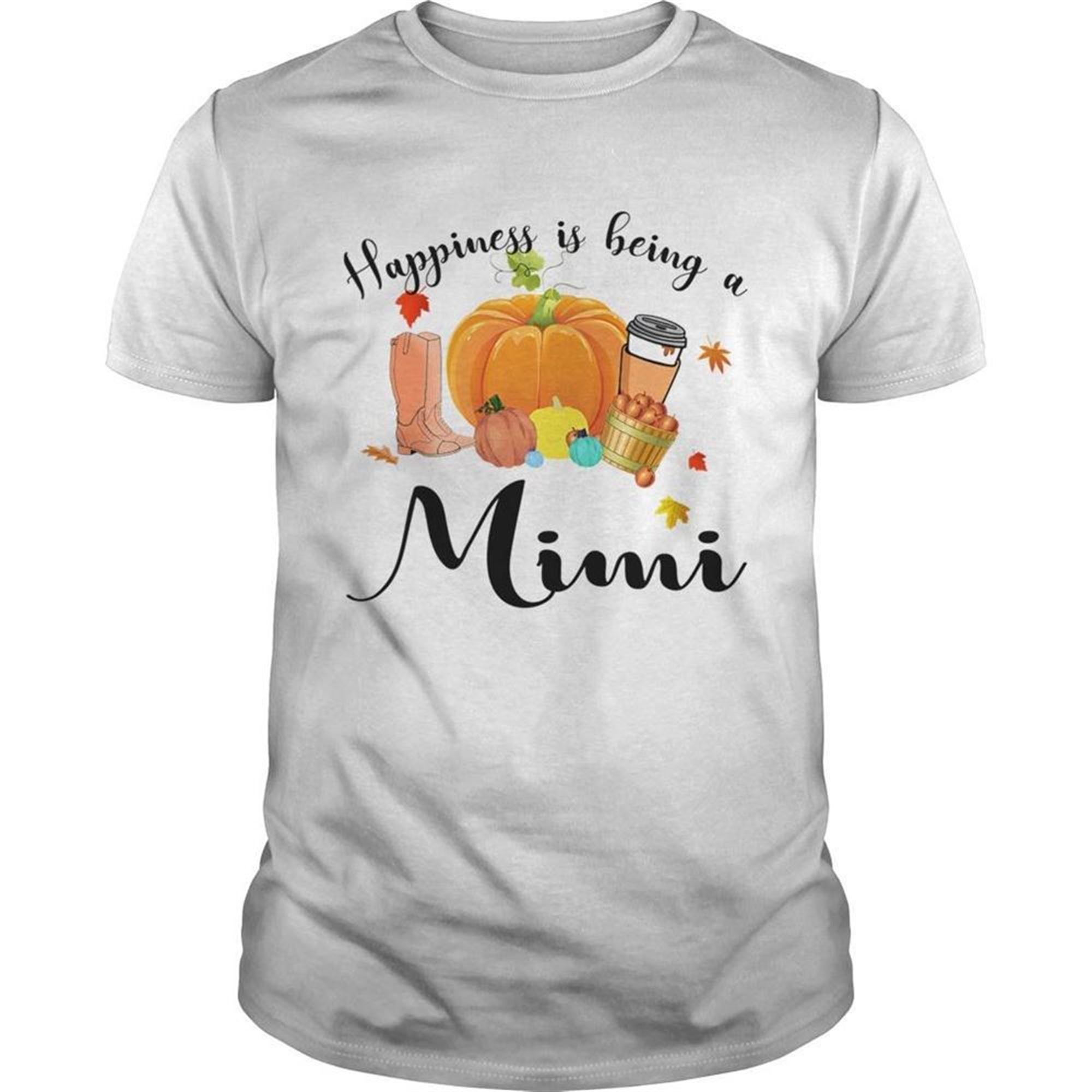 Halloween Pumpkin Happiness Is Being A Mimi Tshirt