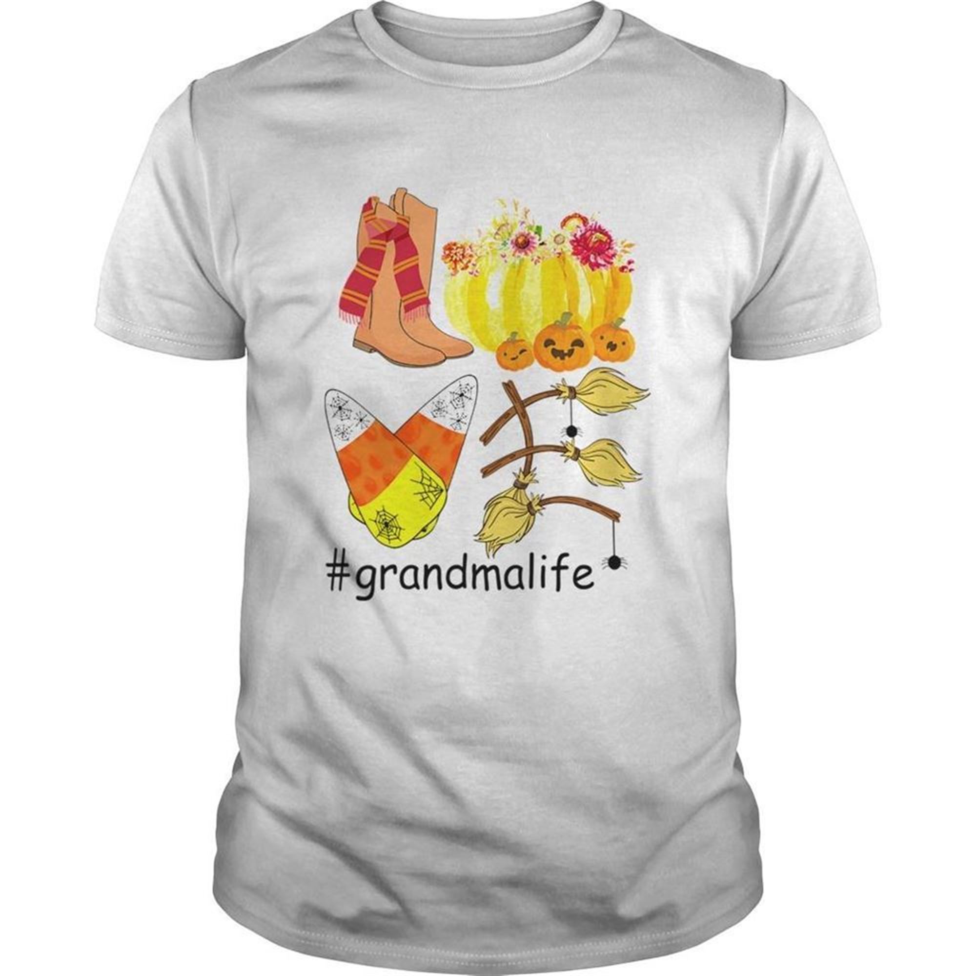 Halloween Pumpkin Love Grandmalife Grandma Life Tshirt