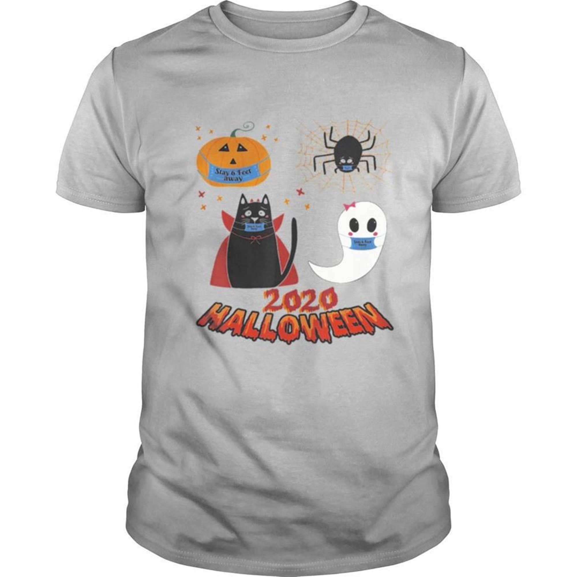 Halloween Quarantine 2020 Stay 6 Feet Away Funny Crew Shirt