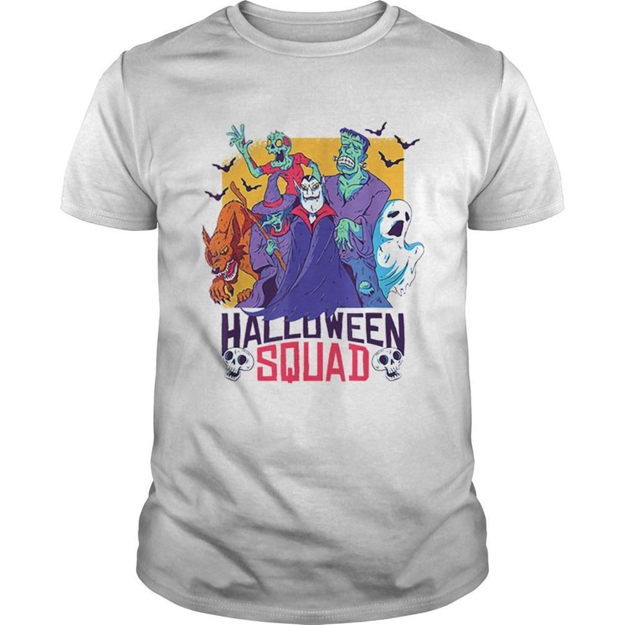 Halloween Squad Spooky Scary Ghosts Shirt