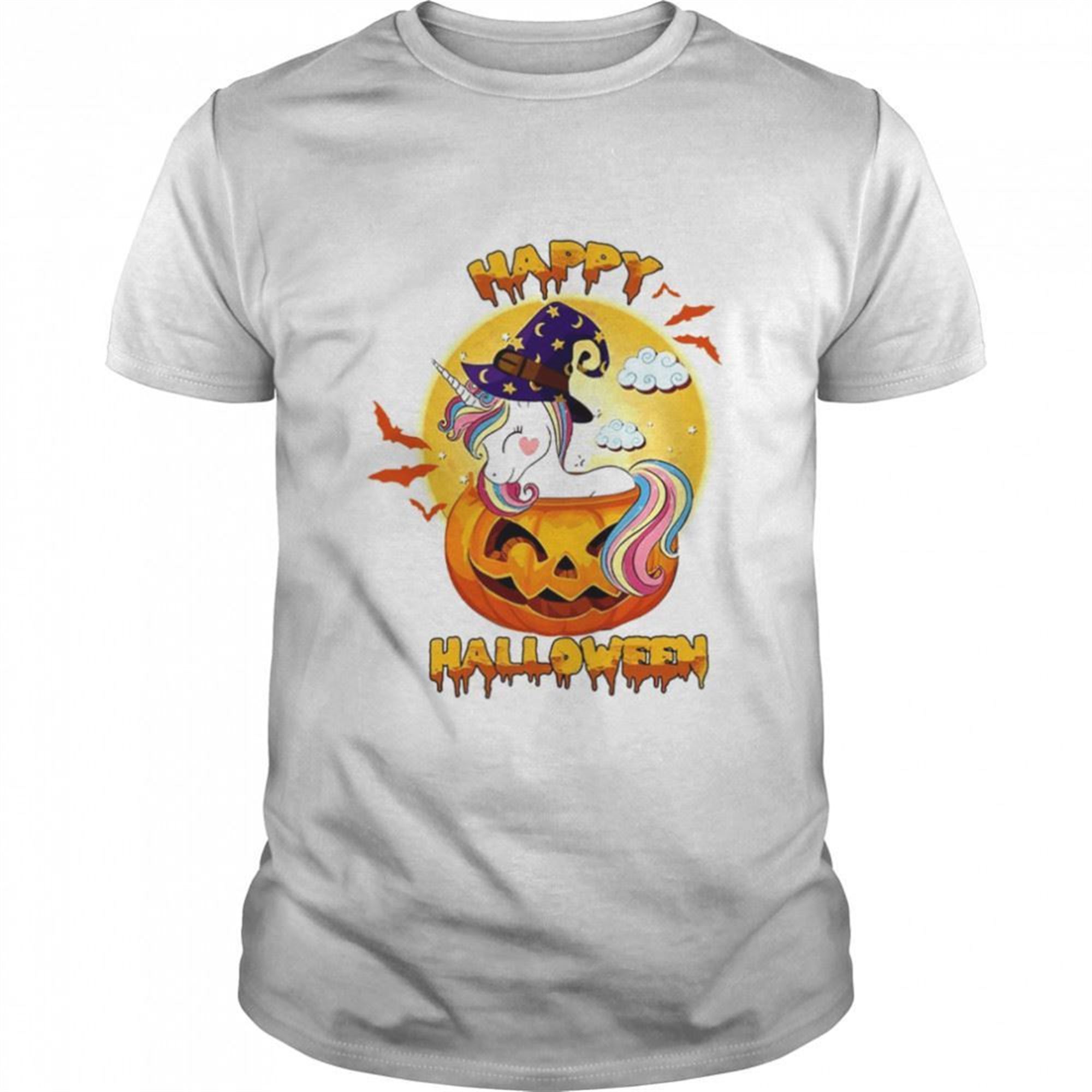 Halloween Unicorn Pumpkin Shirt