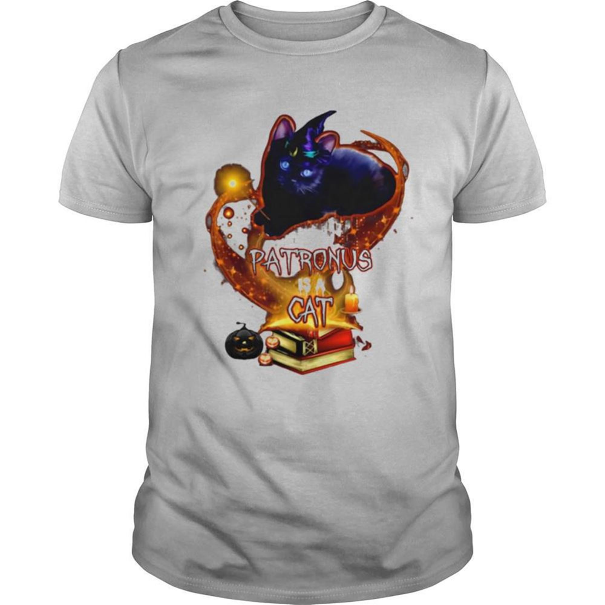 Halloween Witch Patronus Is Black Cat Shirt