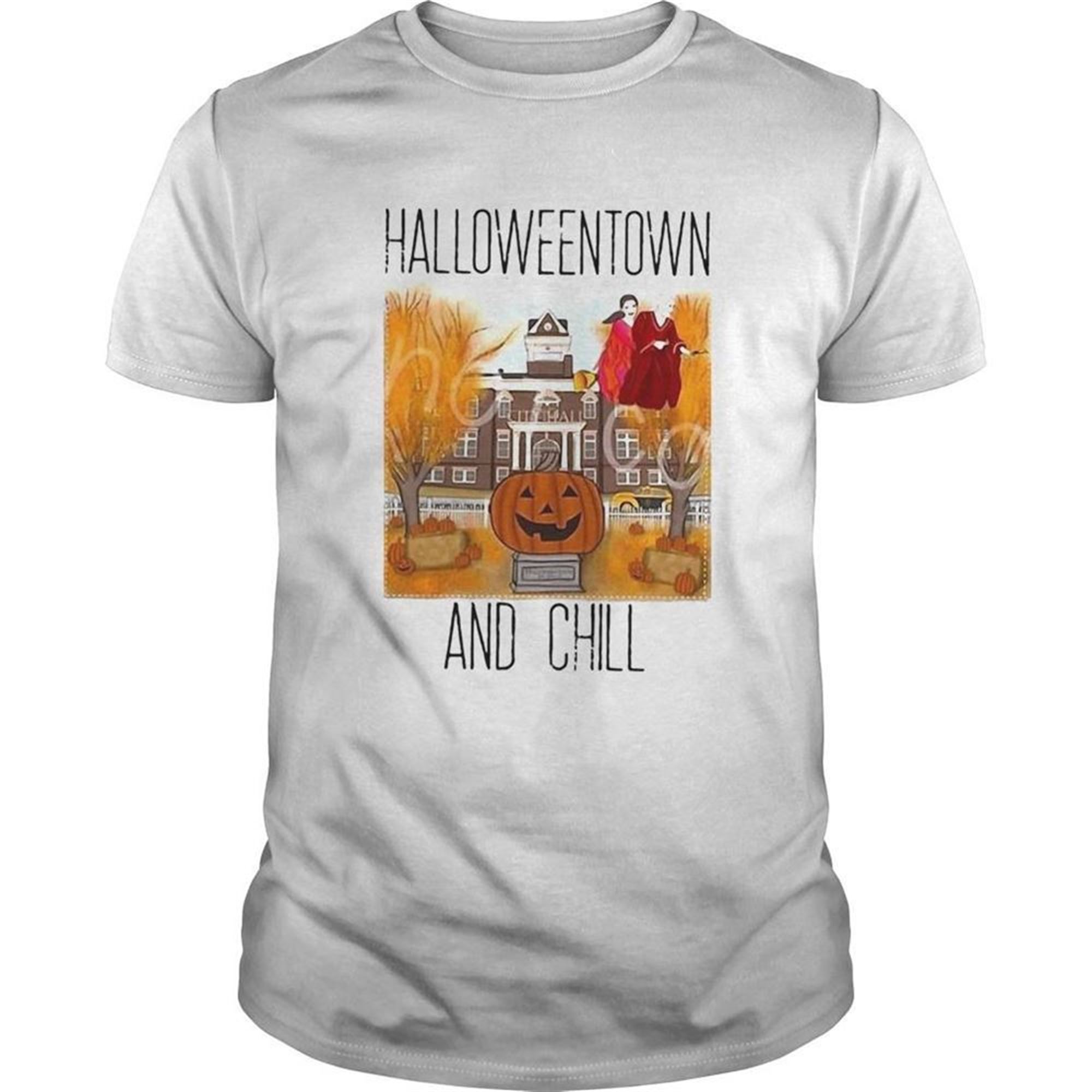 Halloweentown And Chill Pumpkin Shirt