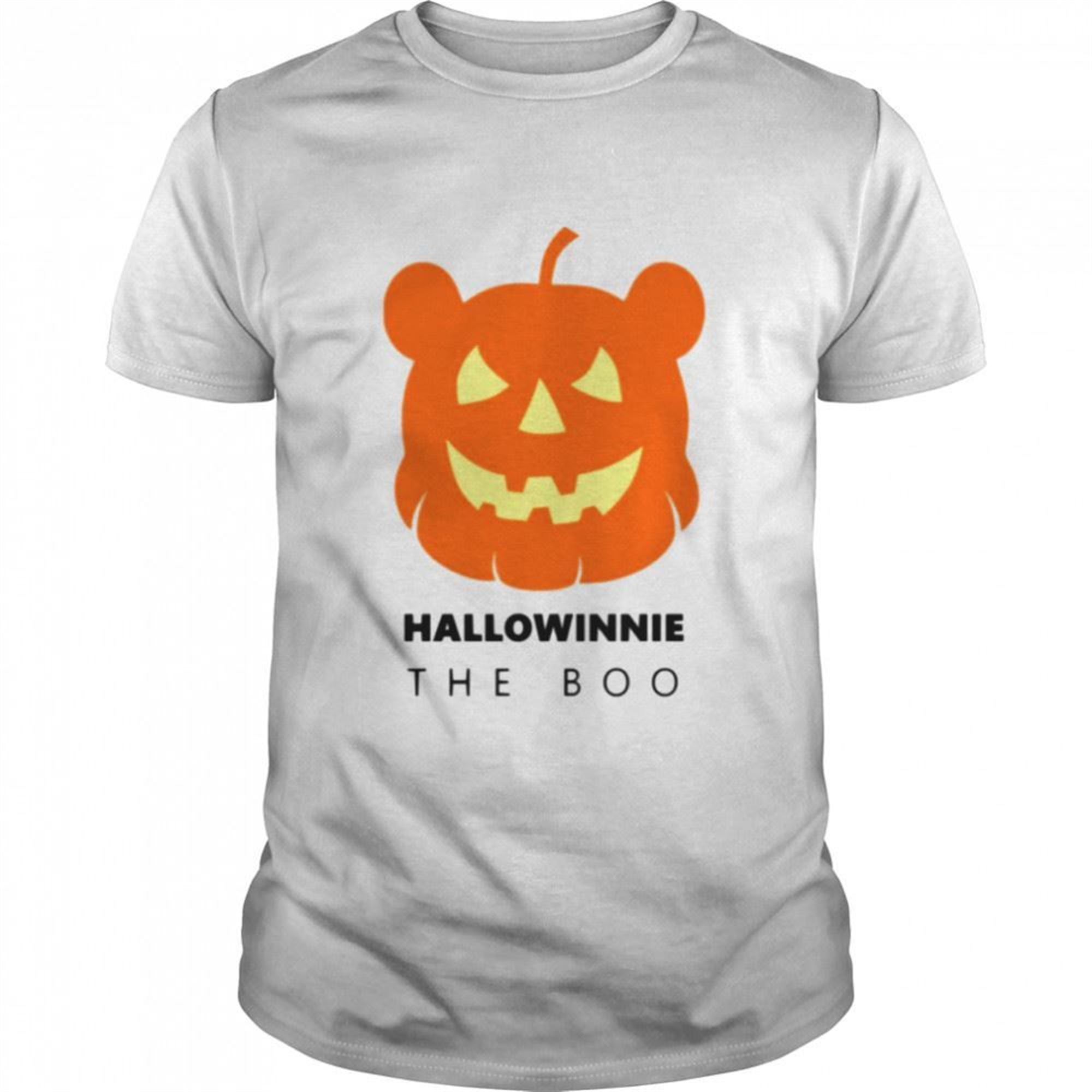 Hallowinnie The Boo Winnie The Pooh Halloween Pumpkin Head Shirt