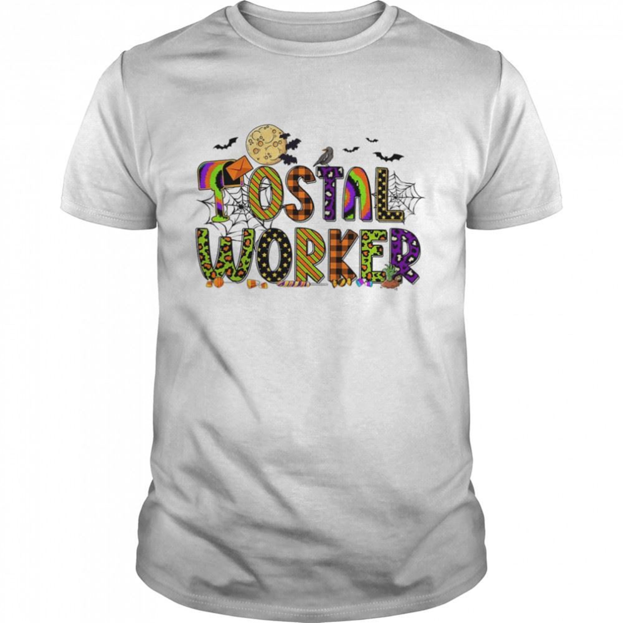 Happy Halloween Postal Worker Post Office Shirt