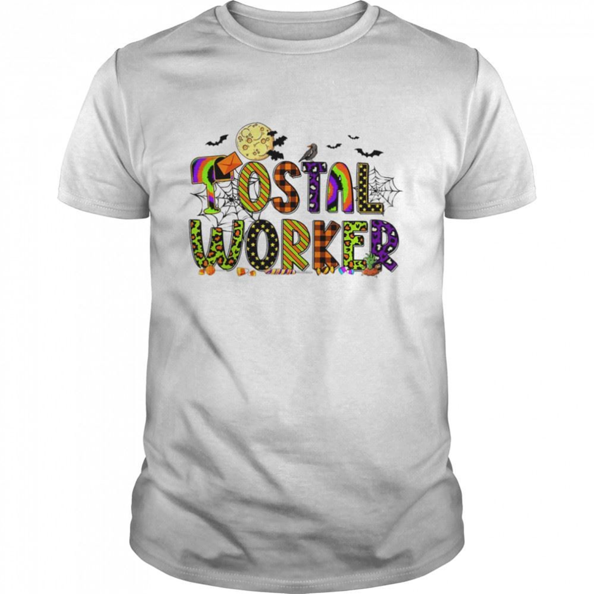 Happy Halloween Postal Worker Post Shirt