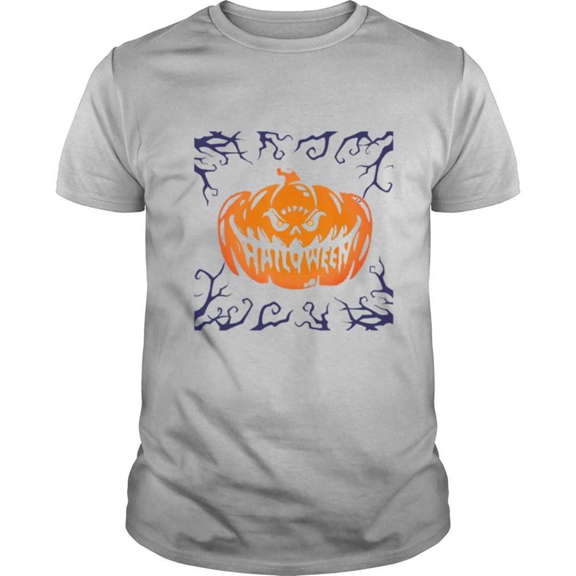 Happy Halloween Shirt Women Men Scary Night Pumpkin Face Shirt