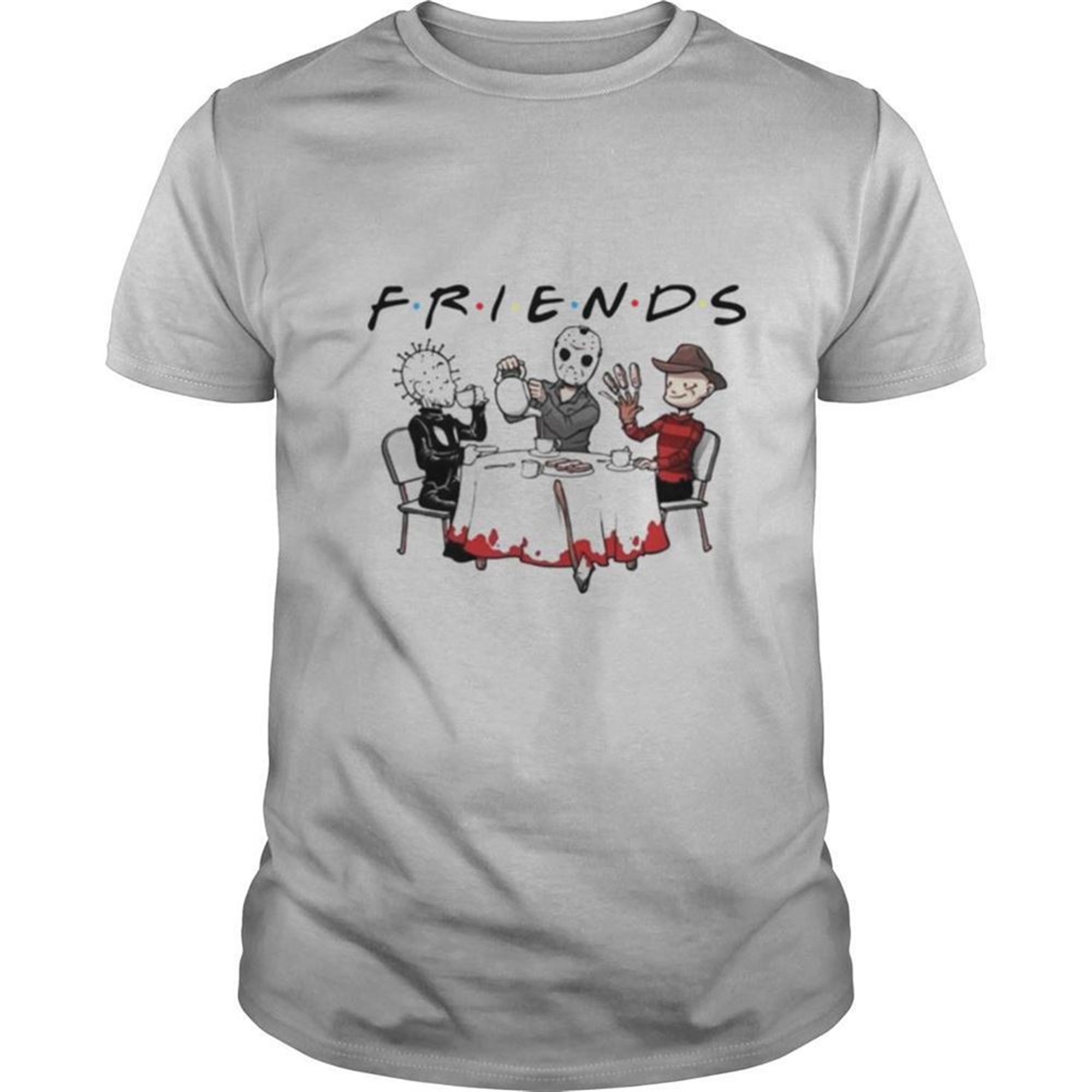 Hellraiser Jason Voorhees Freddy Krueger Friends Halloween Shirt