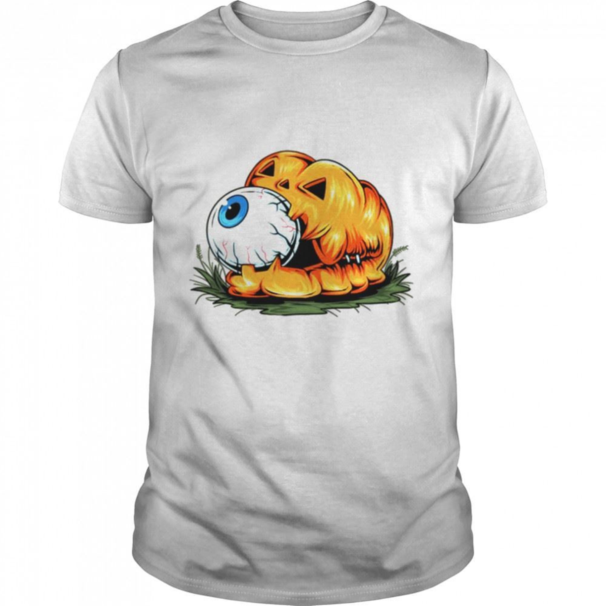 Horror Art Of Pumpkin Eye Halloween Shirt