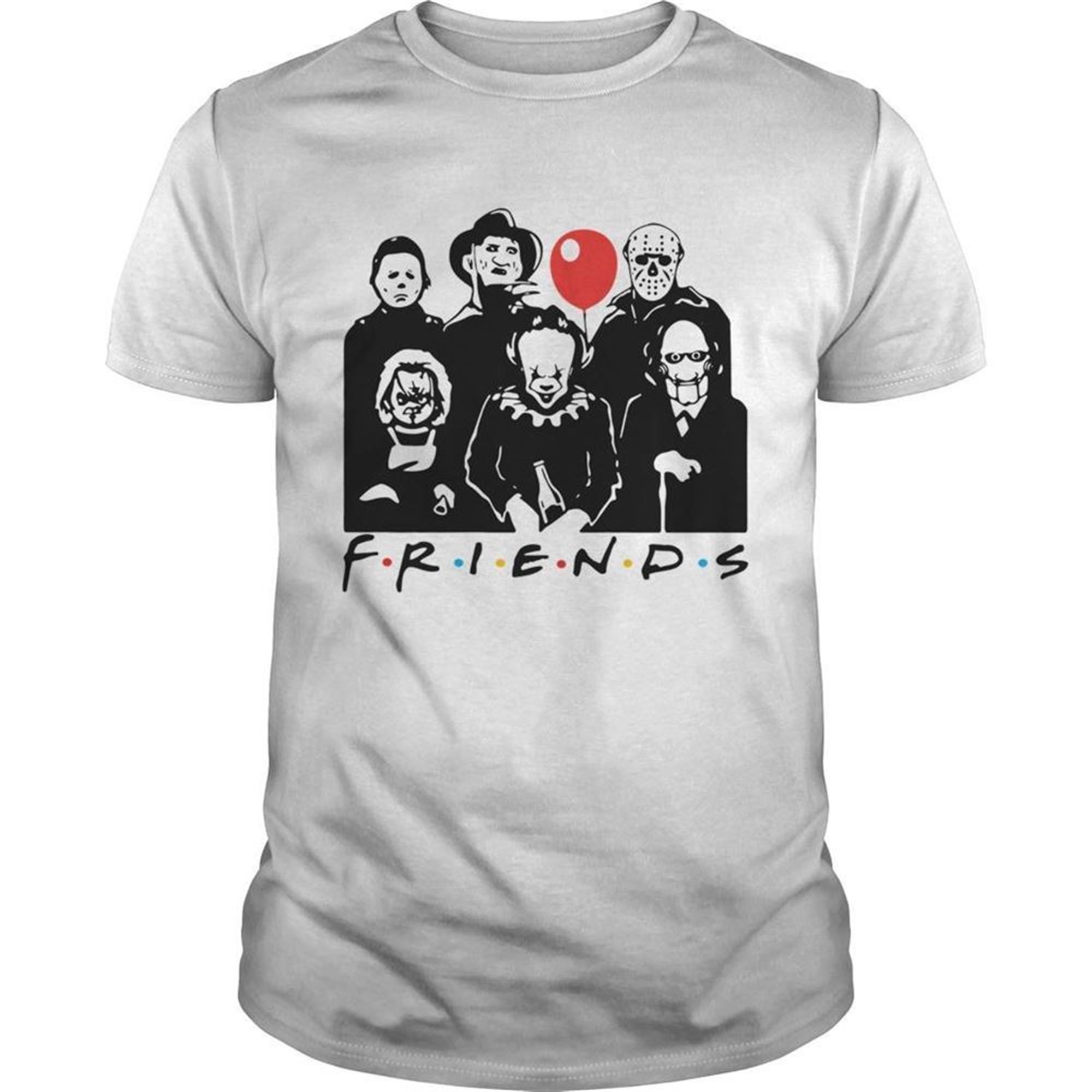 Horror Character Friends Halloween Shirt