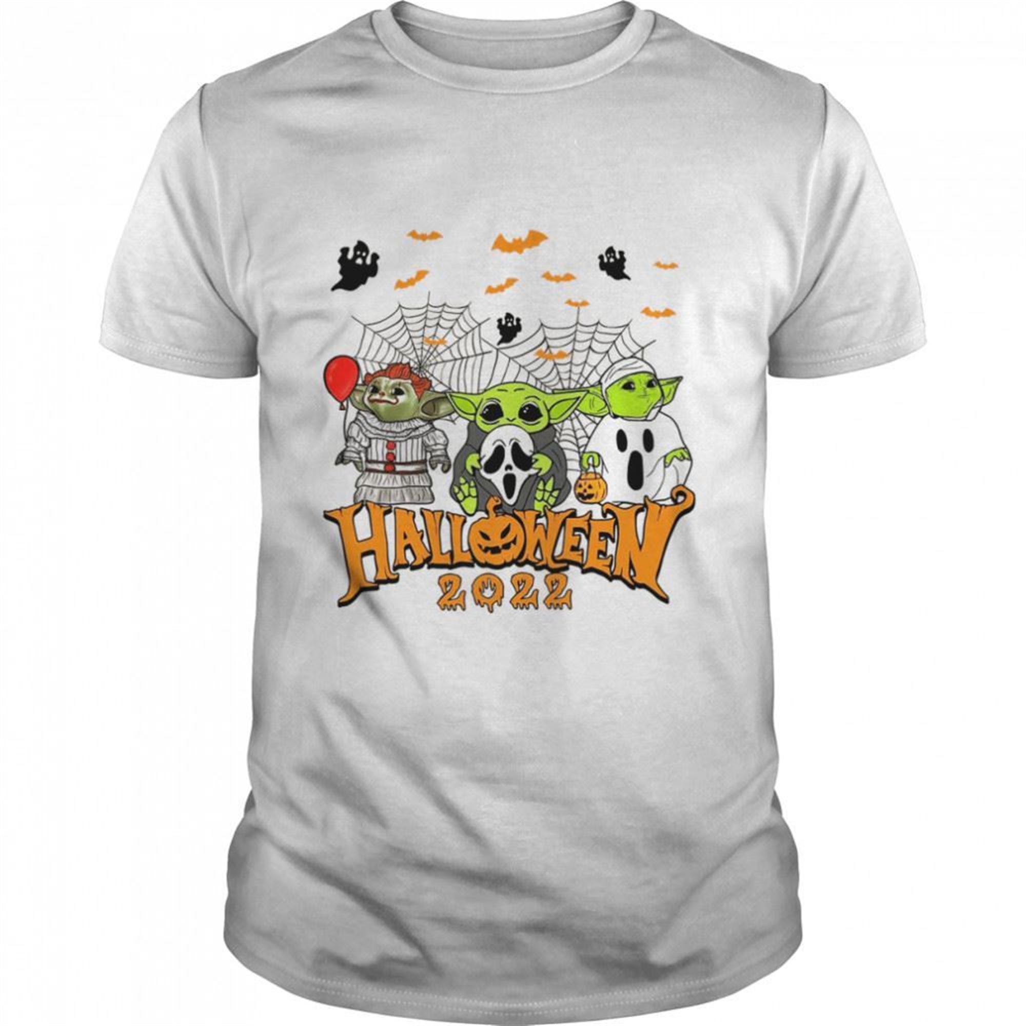 Horror Killer Style Baby Yoda Halloween Shirt