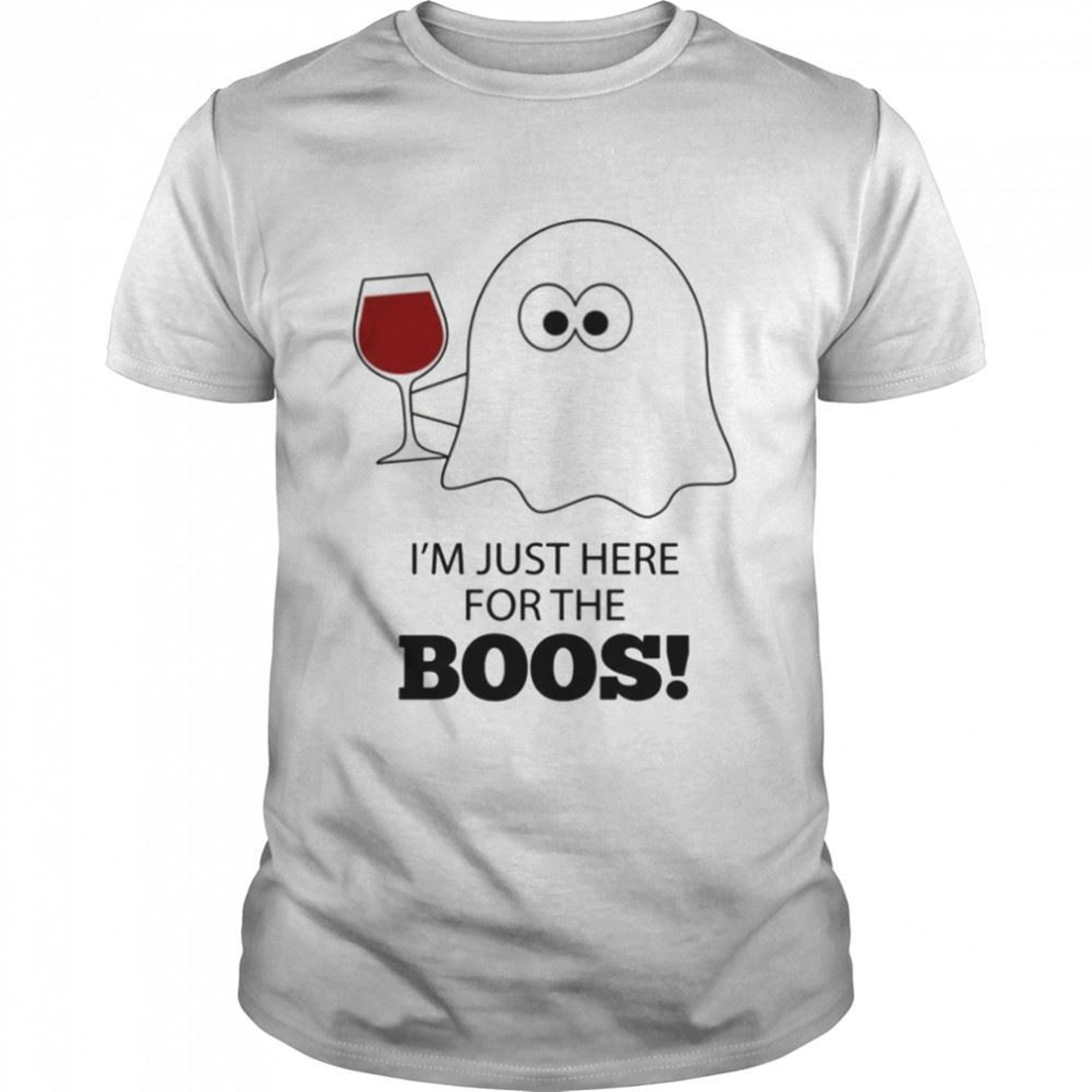 Im Just Here For The Boos Lustiger Halloweenwein Langarm Shirt