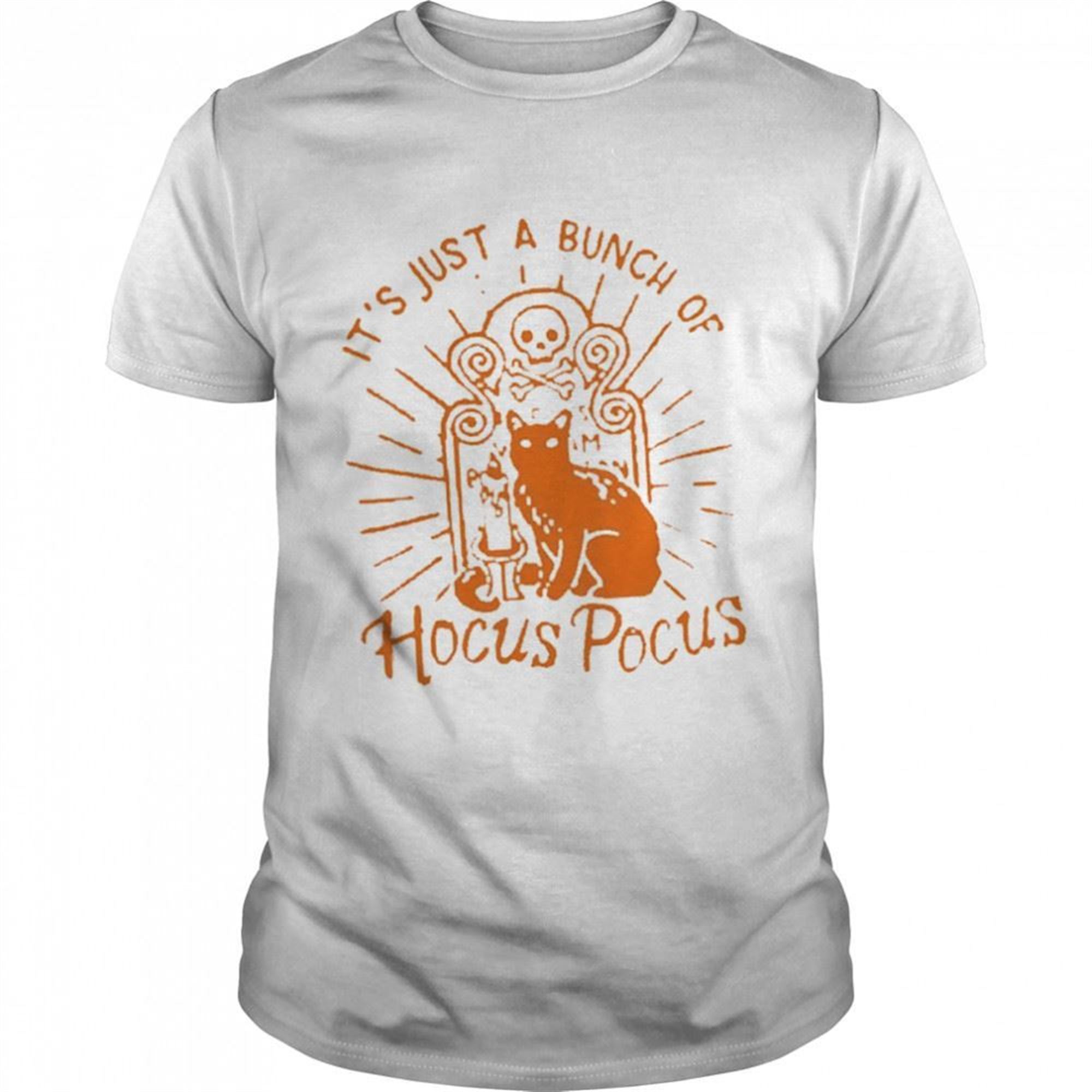 Its Just A Bunch Of Hocus Pocus Halloween Cat T-shirt
