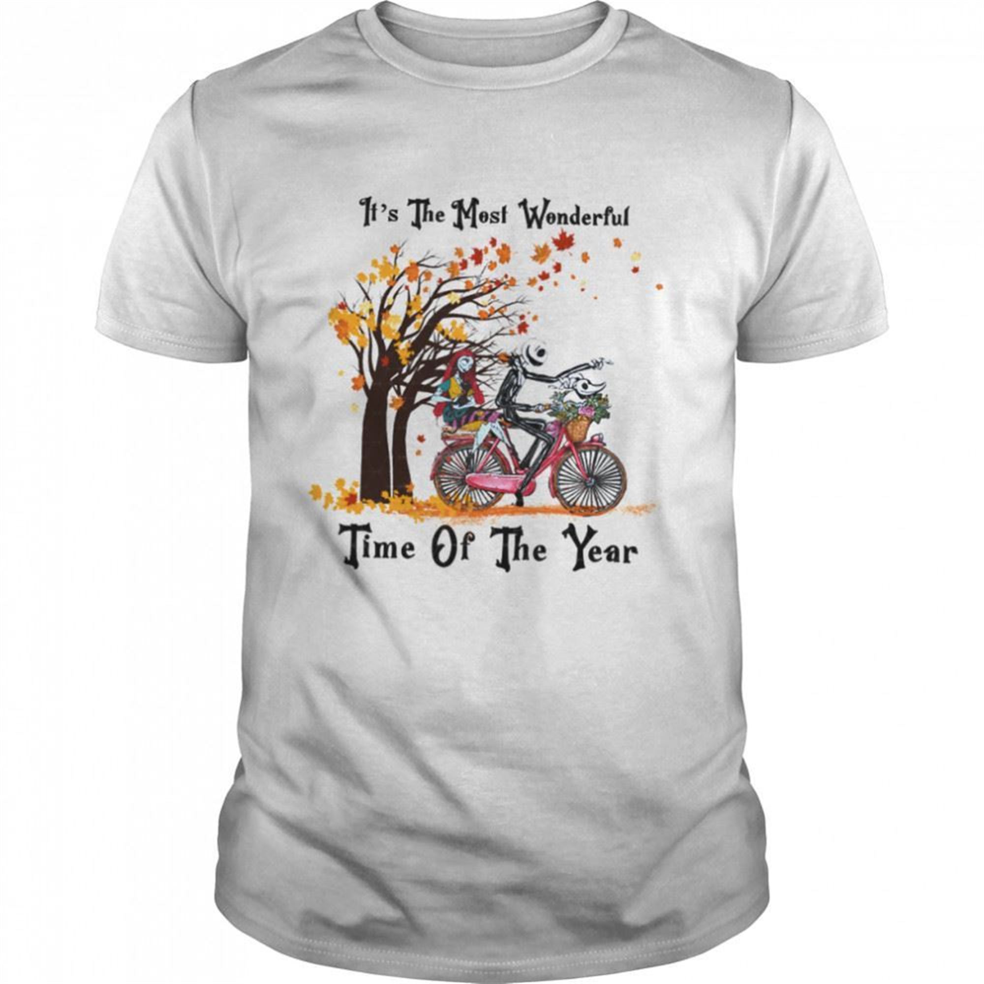 Its The Most Wonderful Time Of The Year Skeleton Couple Halloween Party Shirt