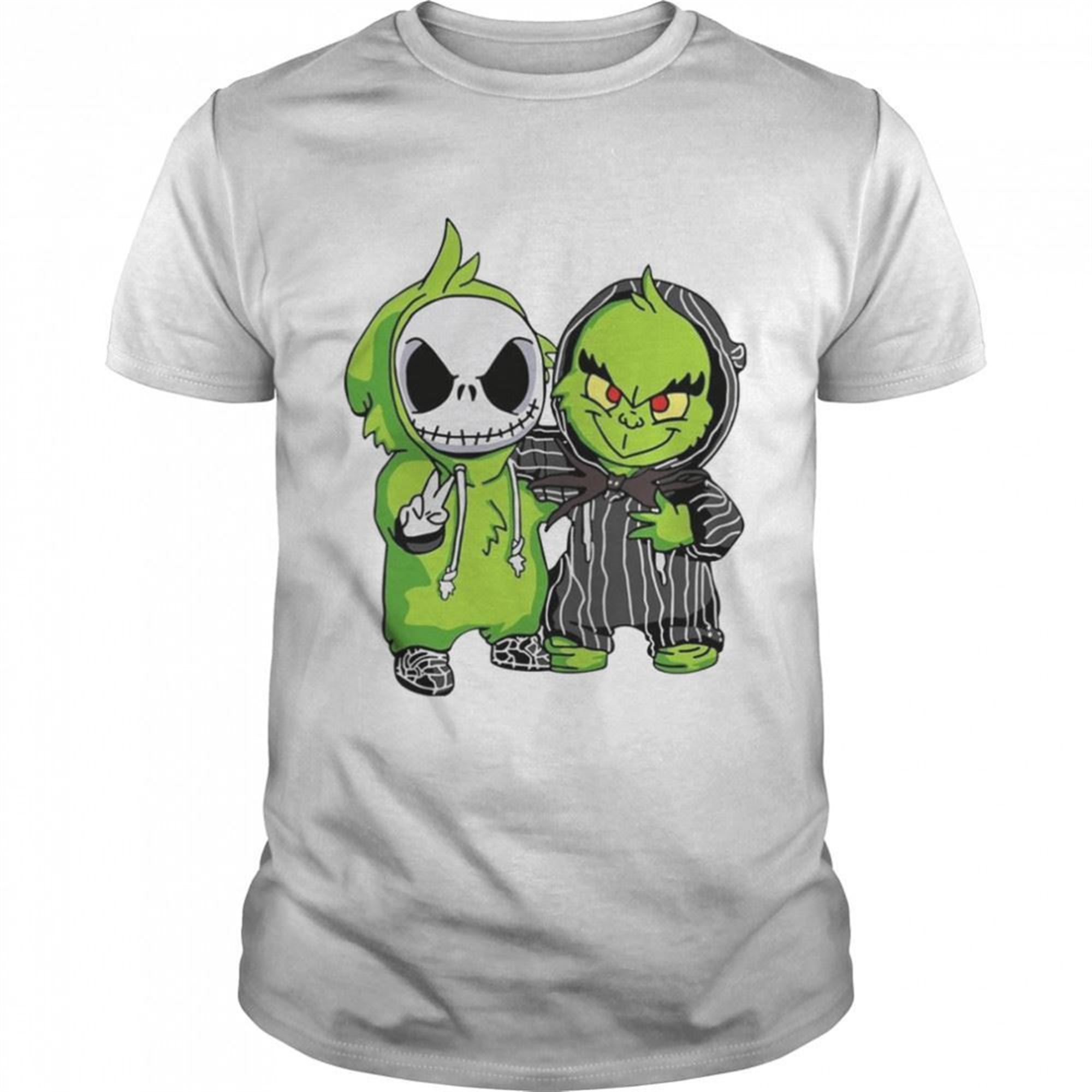 Jack Grinch Skellington Cute Halloween Shirt