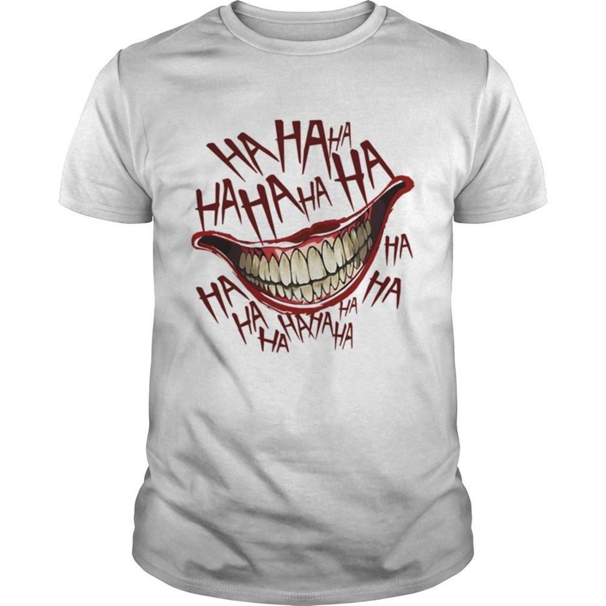 Joker Face Ha Ha Ha Halloween Shirt