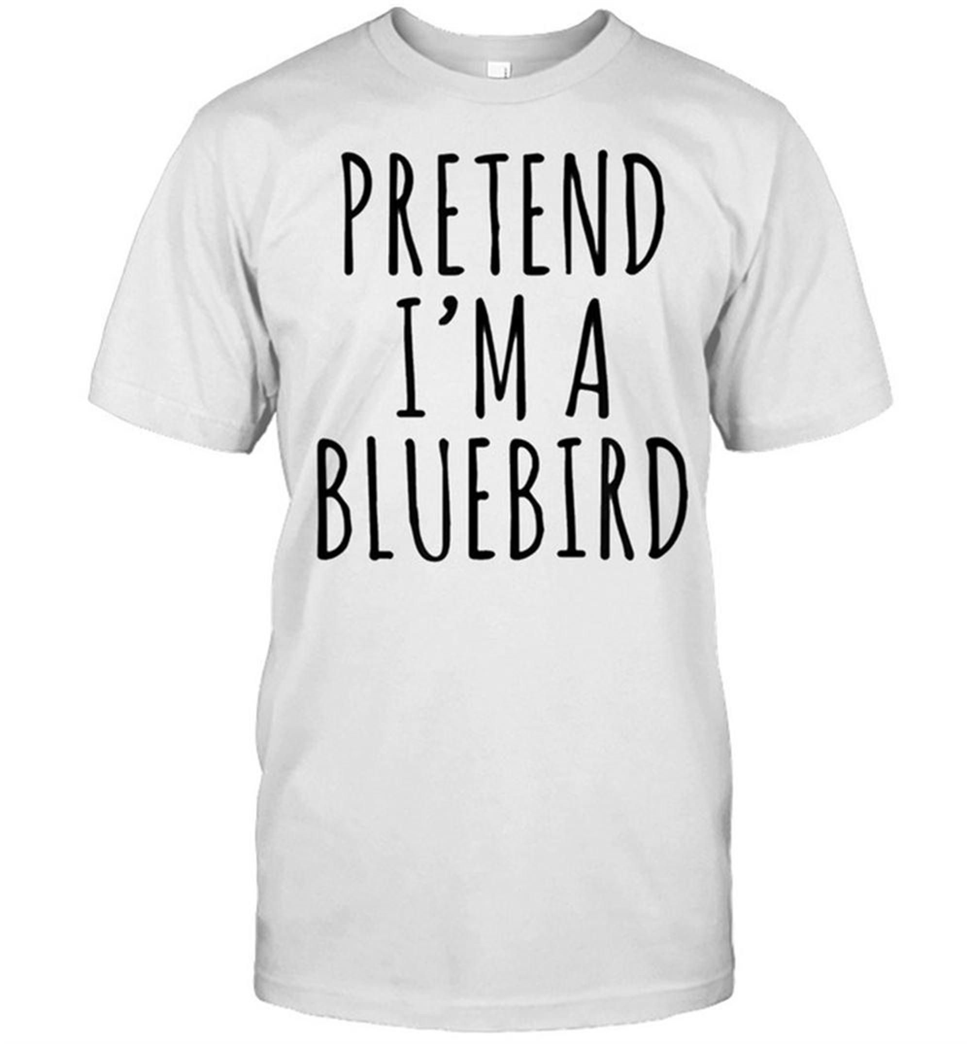 Lazy Halloween Costume Pretend Im A Bluebird Simple Shirt