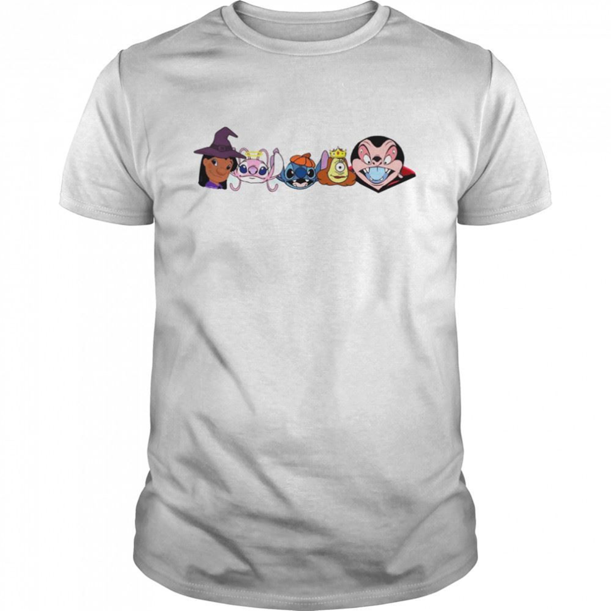 Lilo Stitch Cosplay Horror Characters Halloween Shirt