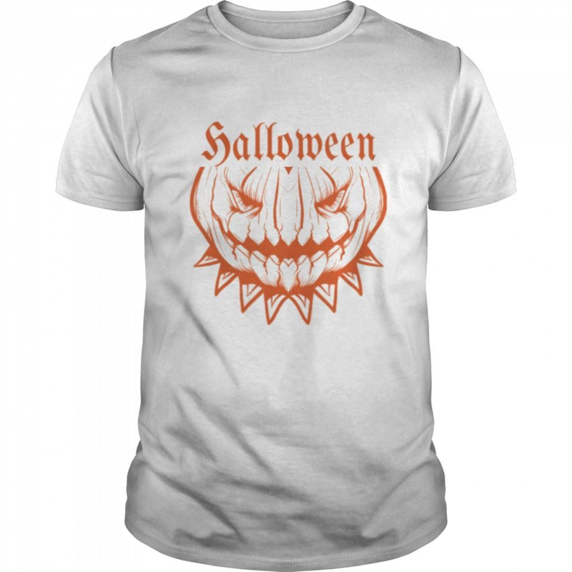 Line Art Pumpkin Halloween Trick Or Treat Shirt