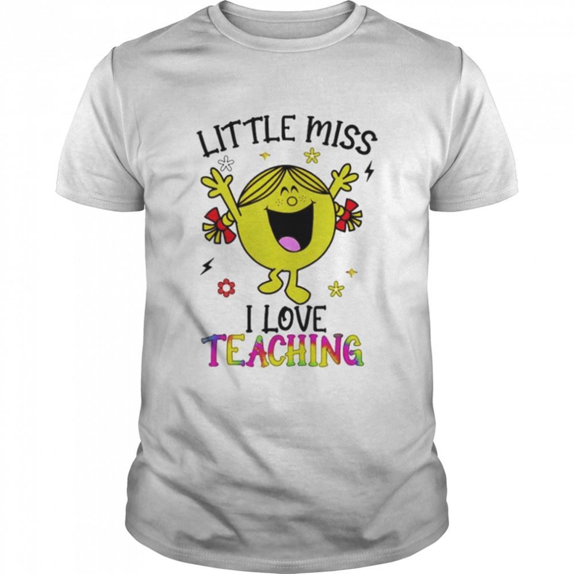 Little Miss I Love Teaching Halloween Shirt