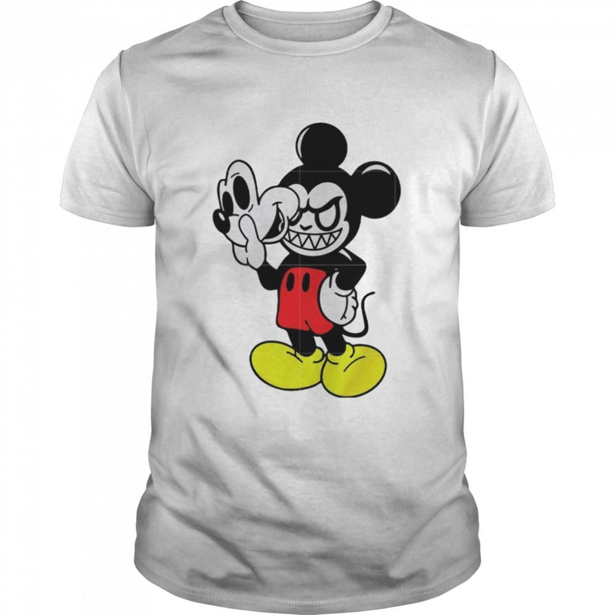 Mickey Horror Face Mickey And Minnie Minnie Mickey Halloween Shirt