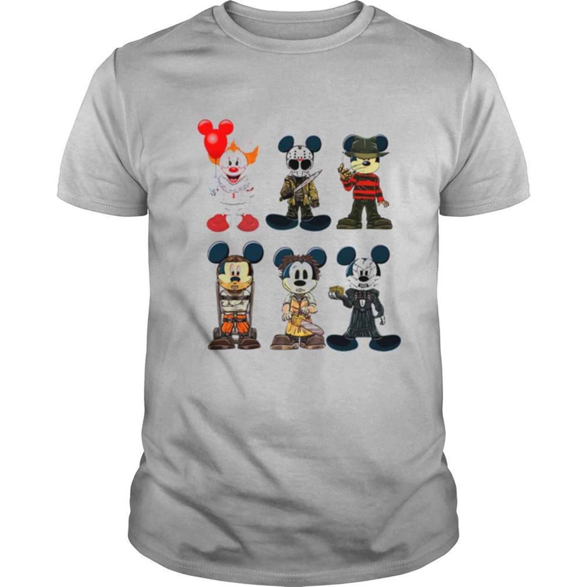 Mickey Mouse Style Horror Character Halloween Shirt