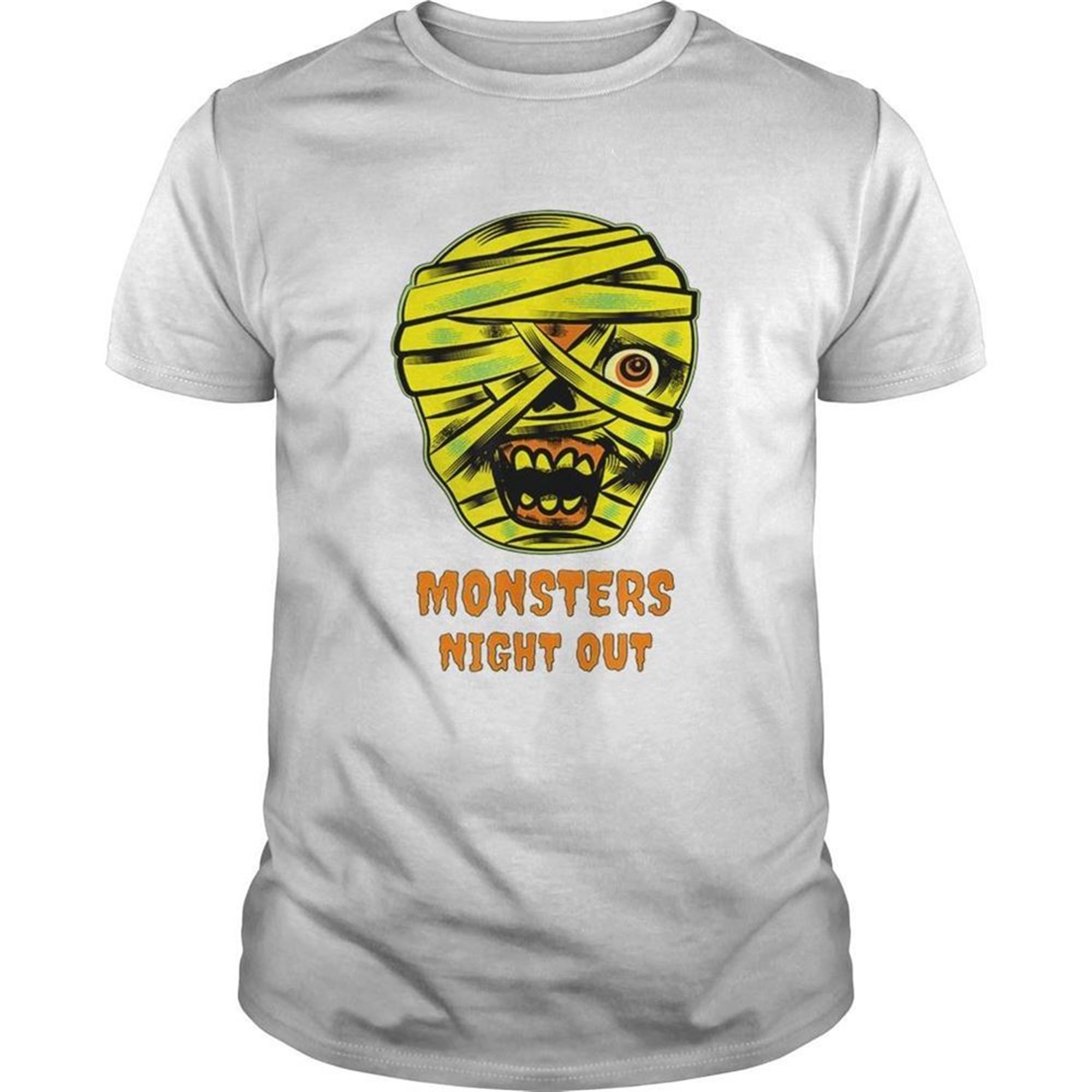 Monsters Night Out With Mummies Funny Easy Halloween Costume Shirt