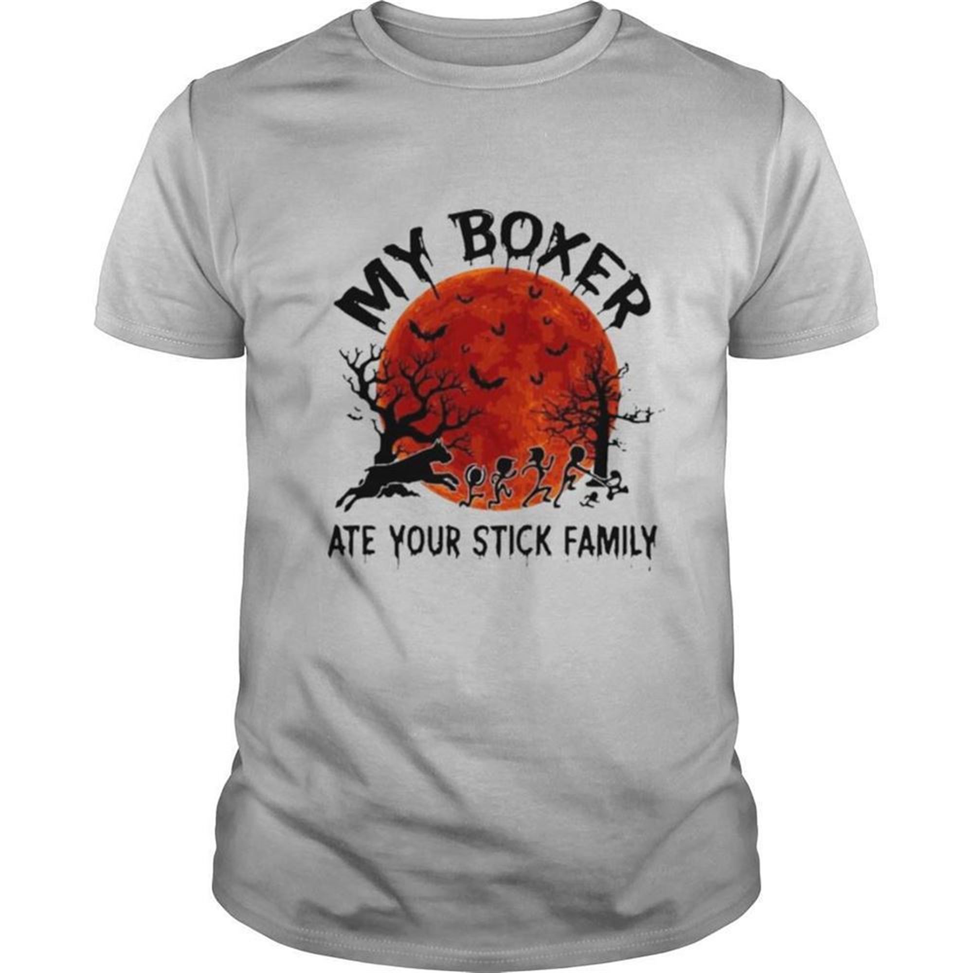 My Boxer Ate Your Stick Family Halloween Shirt