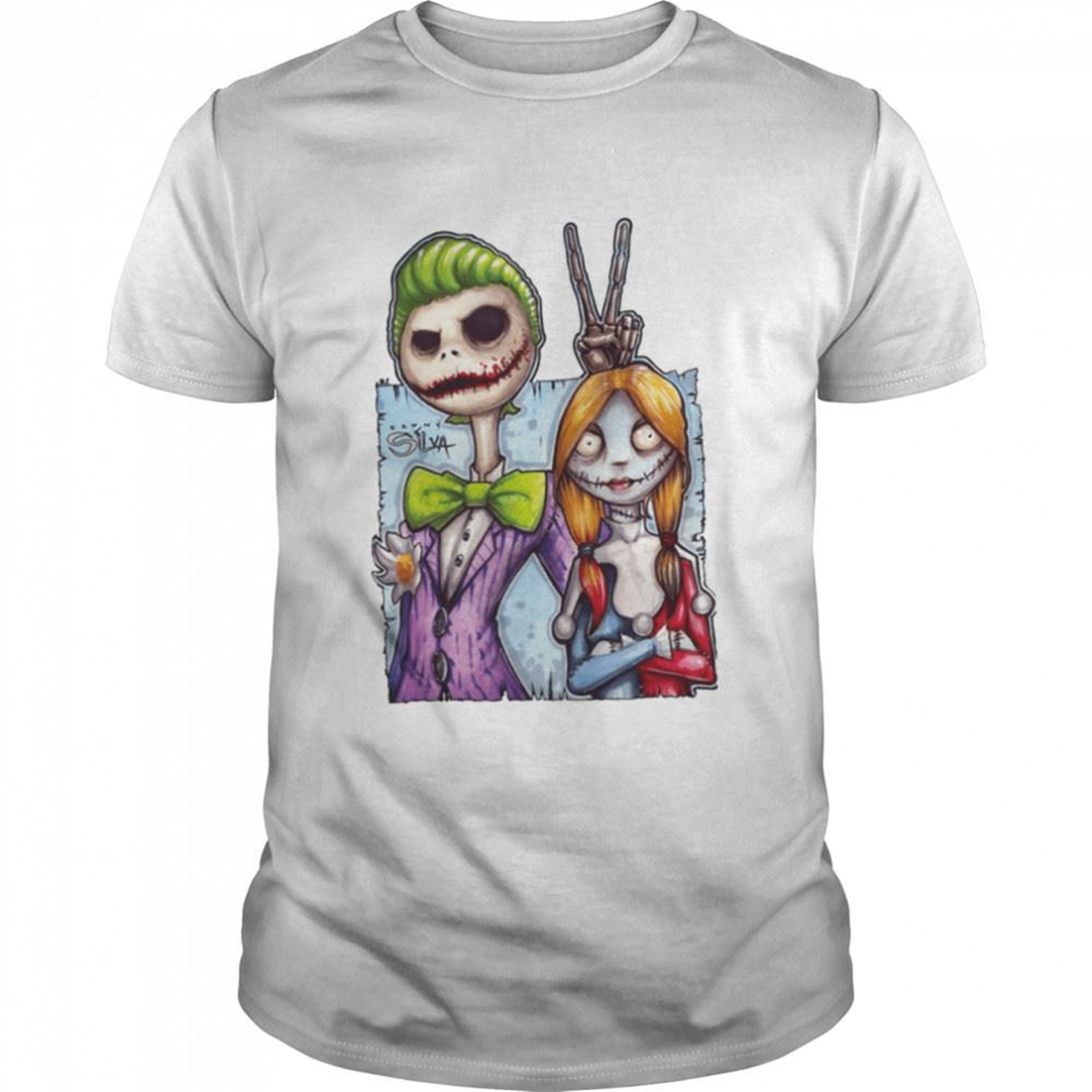 Nightmare Before Christmas Mashup Halloween Graphic Shirt