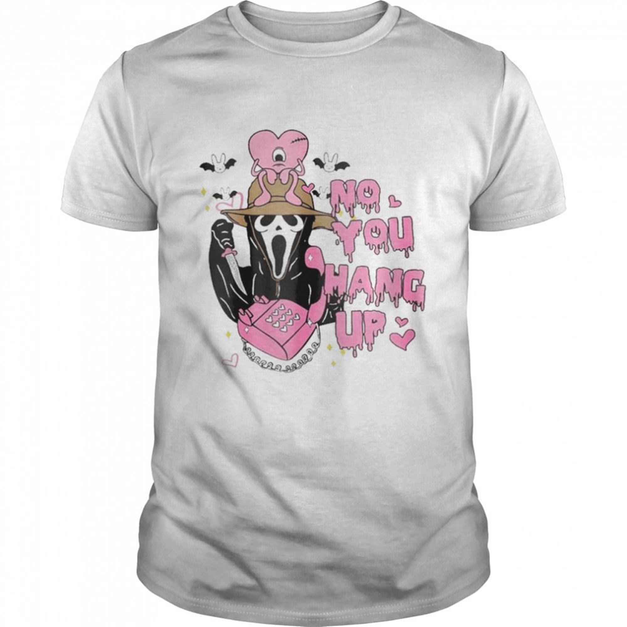 No You Hang Up Bad Bunny Un Verano Halloween Shirt