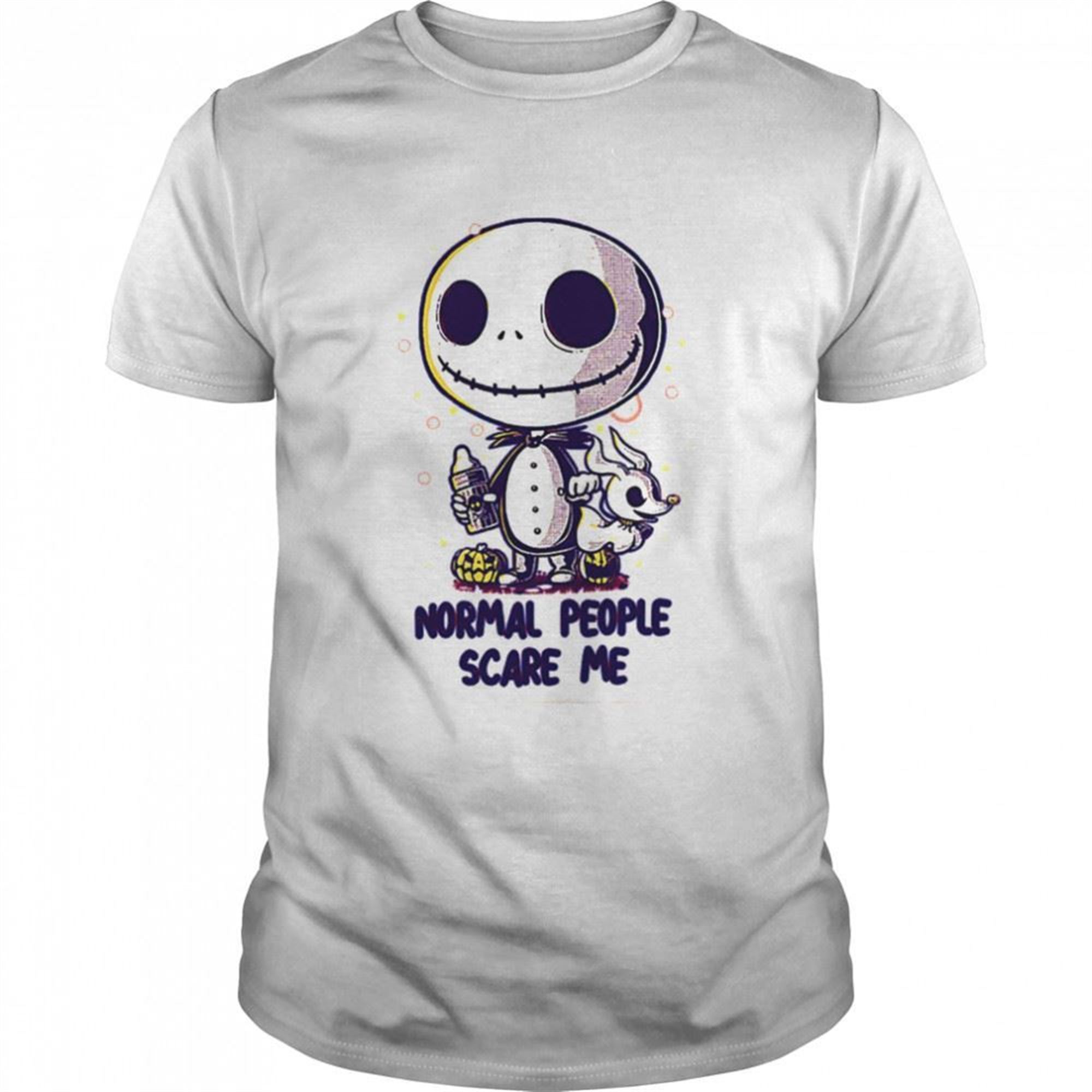 Normal People Scare Me Nightmare Before Christmas Halloween Shirt