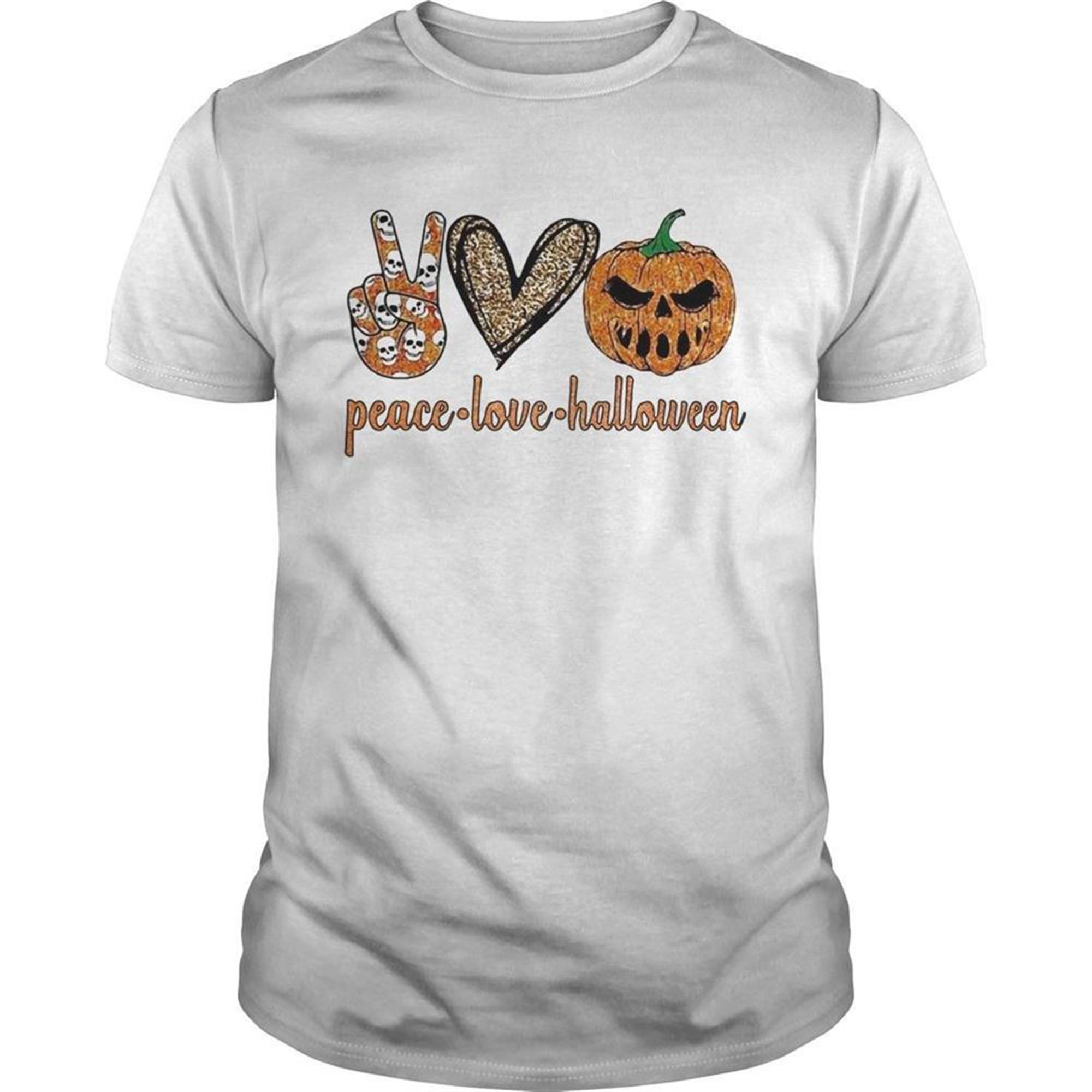 Peace Love Halloween Diamond Shirt