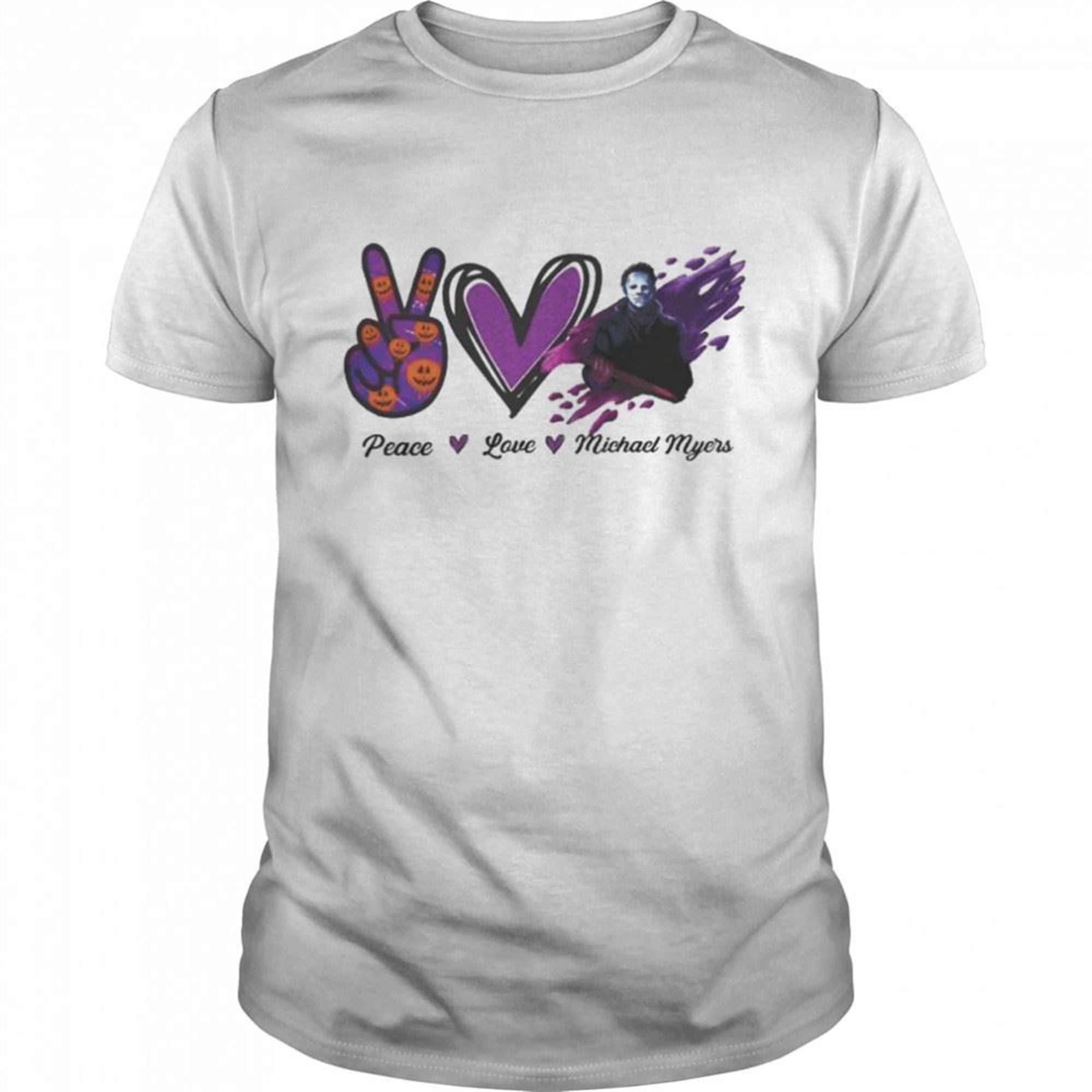 Peace Love Michael Myers Halloween Unisex T-shirt