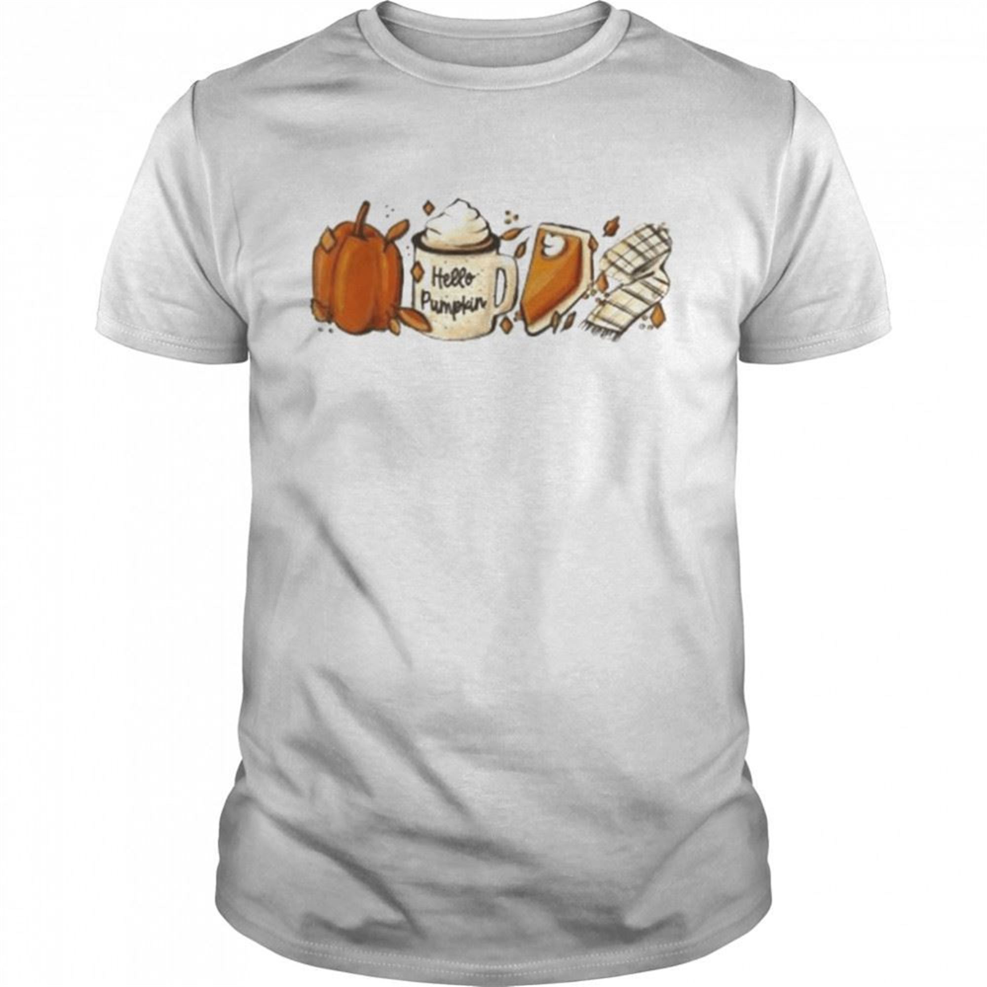 Pumpkin Spice Latte Fall Coffee Lover Halloween Shirt