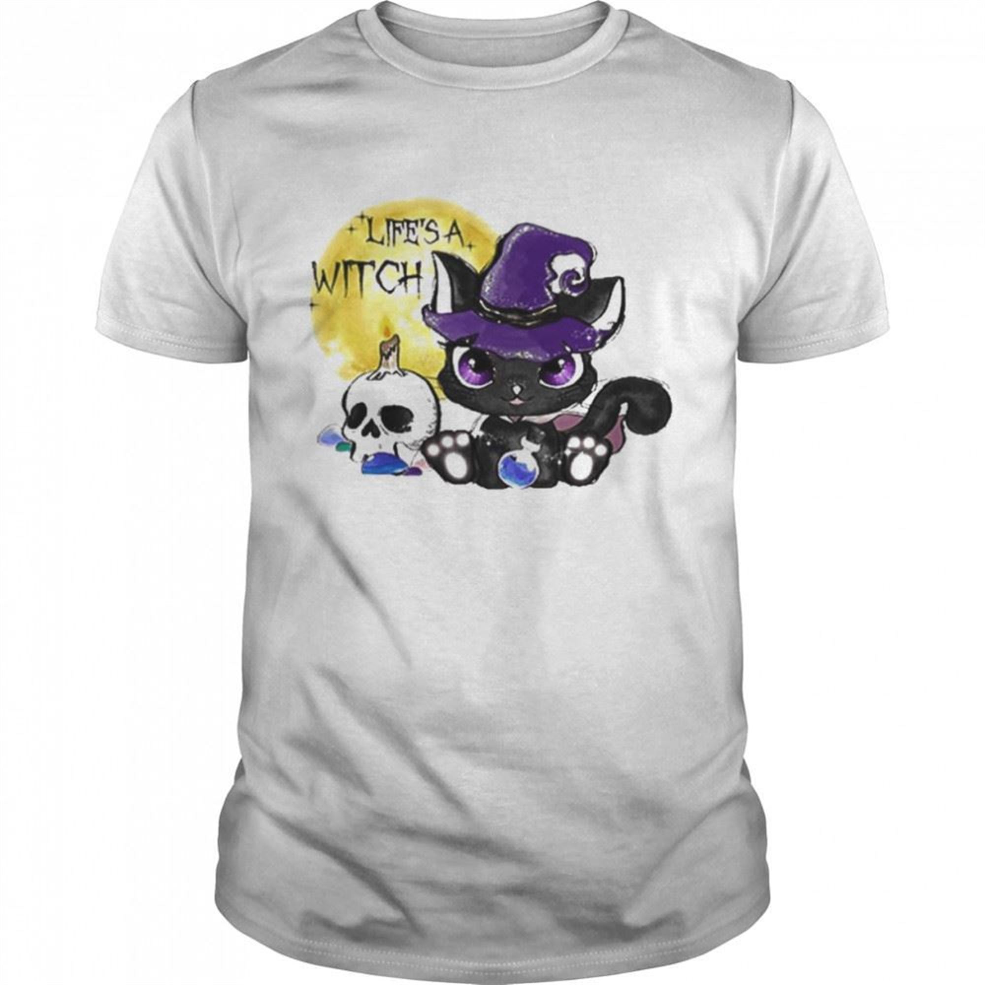 Retro Halloween Lifes A Witch Shirt